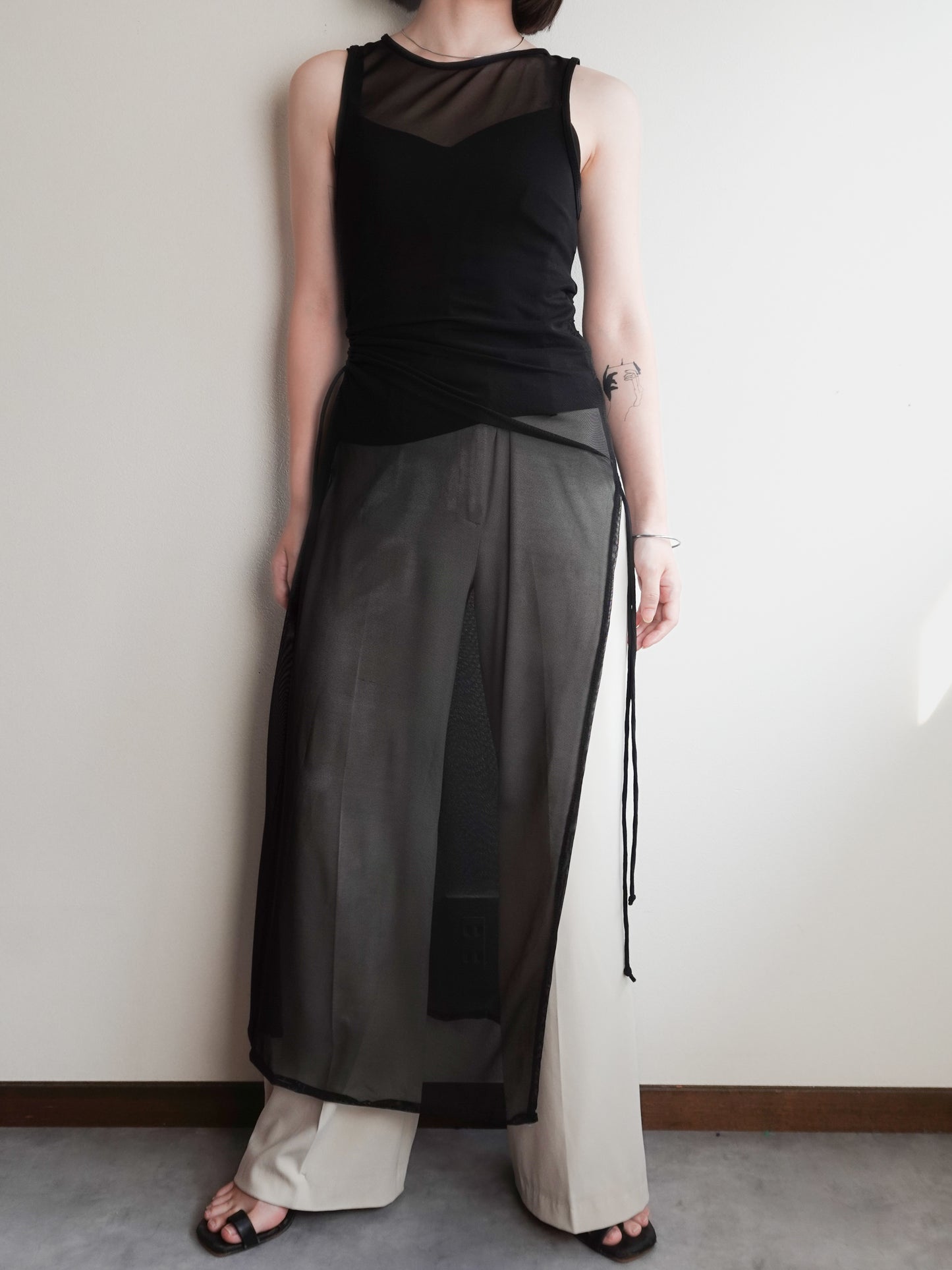 Sheer Slit Onepiece