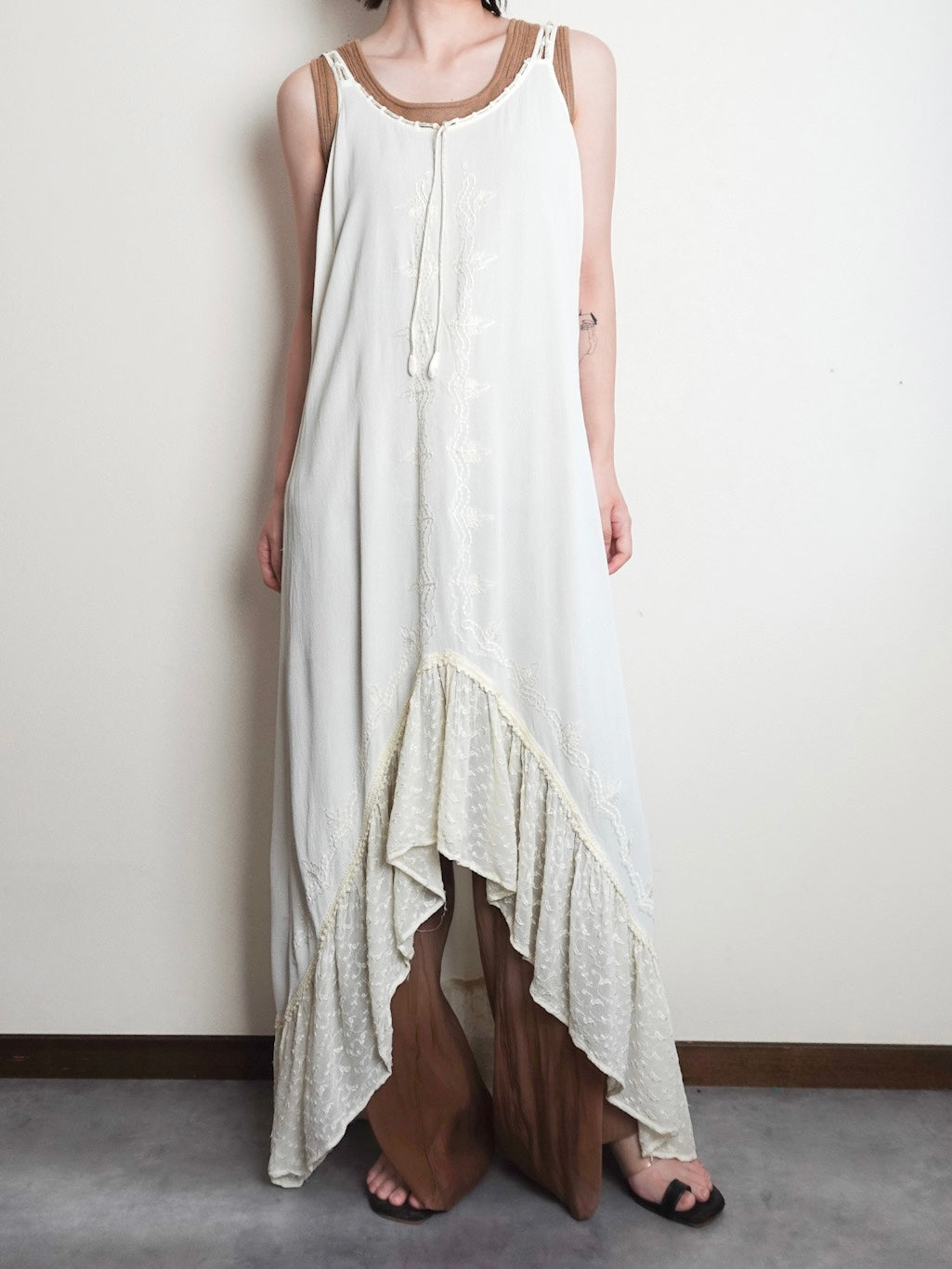 Lace Docking Embroidery Onepiece
