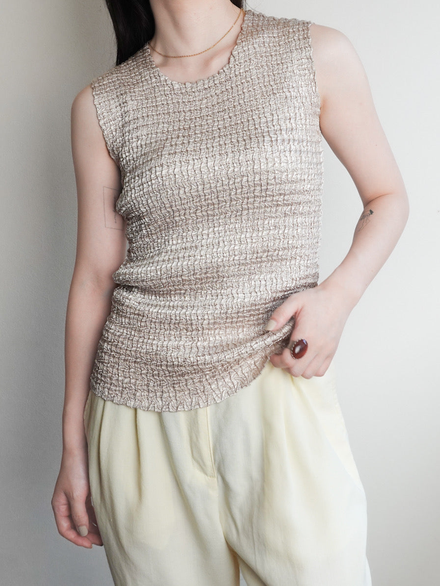 Shirring Pleats Tops