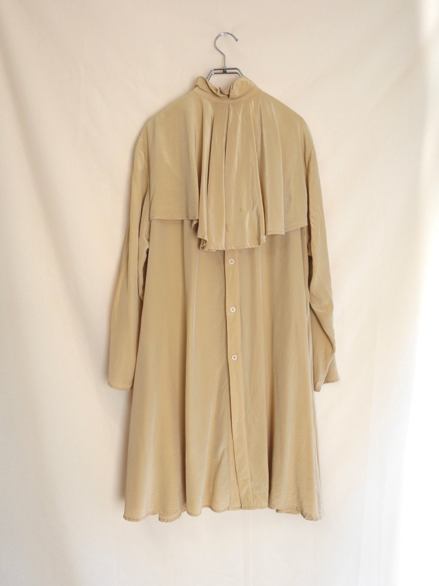Silk Back Frill Blouse