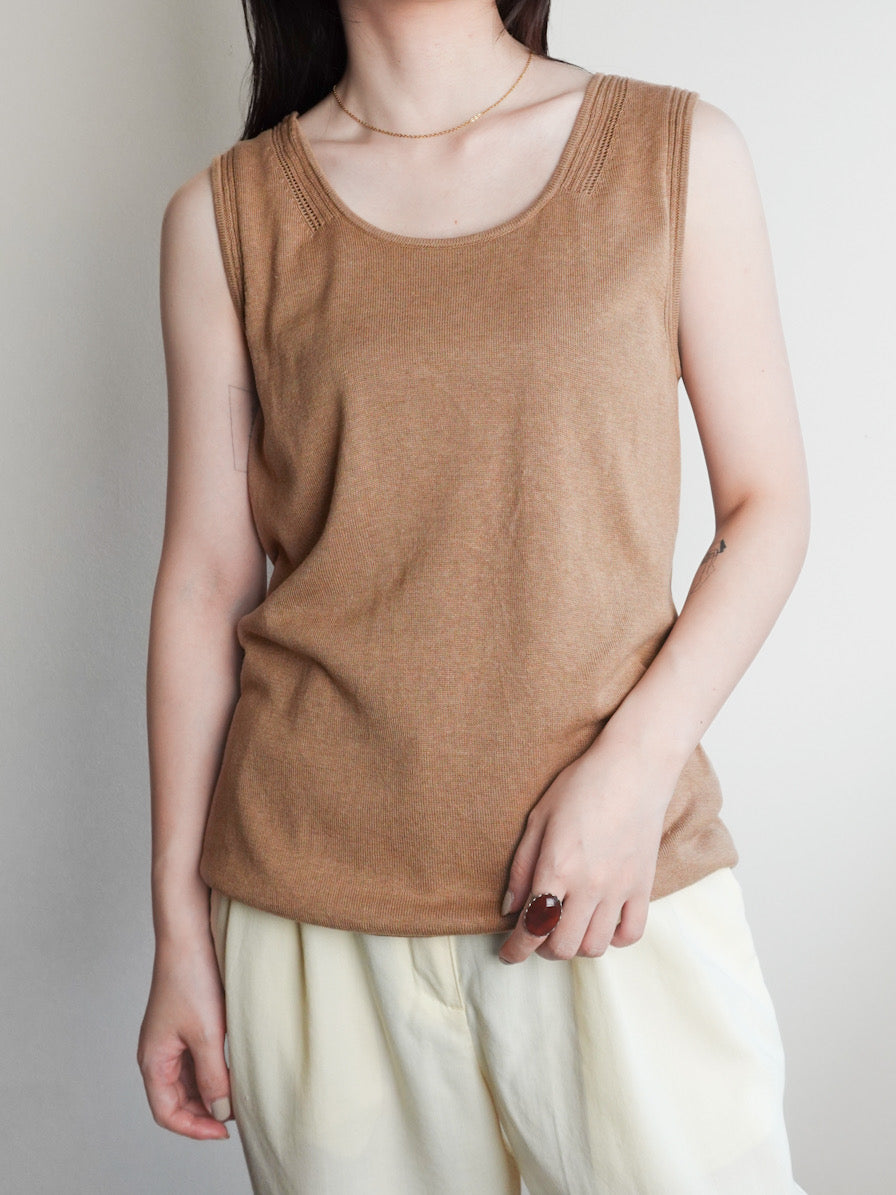 Silk Sleeveless Tops