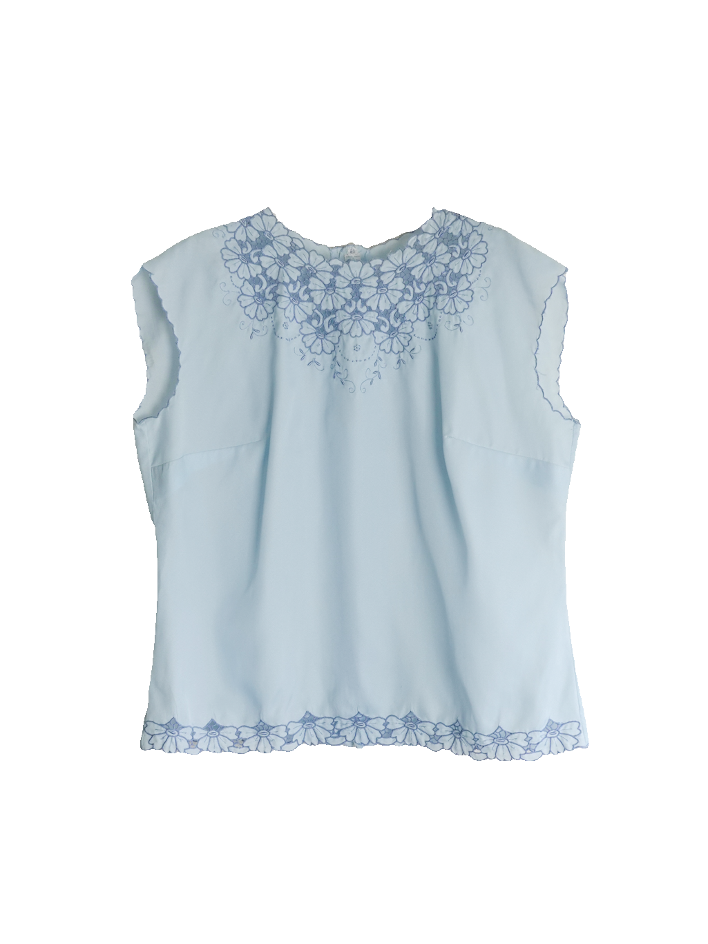 Flower embroidery Tops