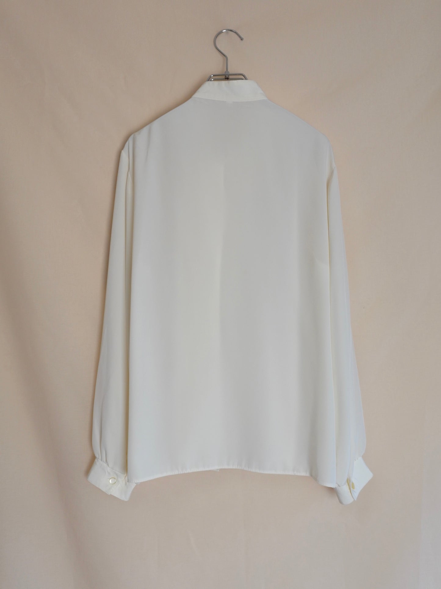 Stand collar Pleats Blouse