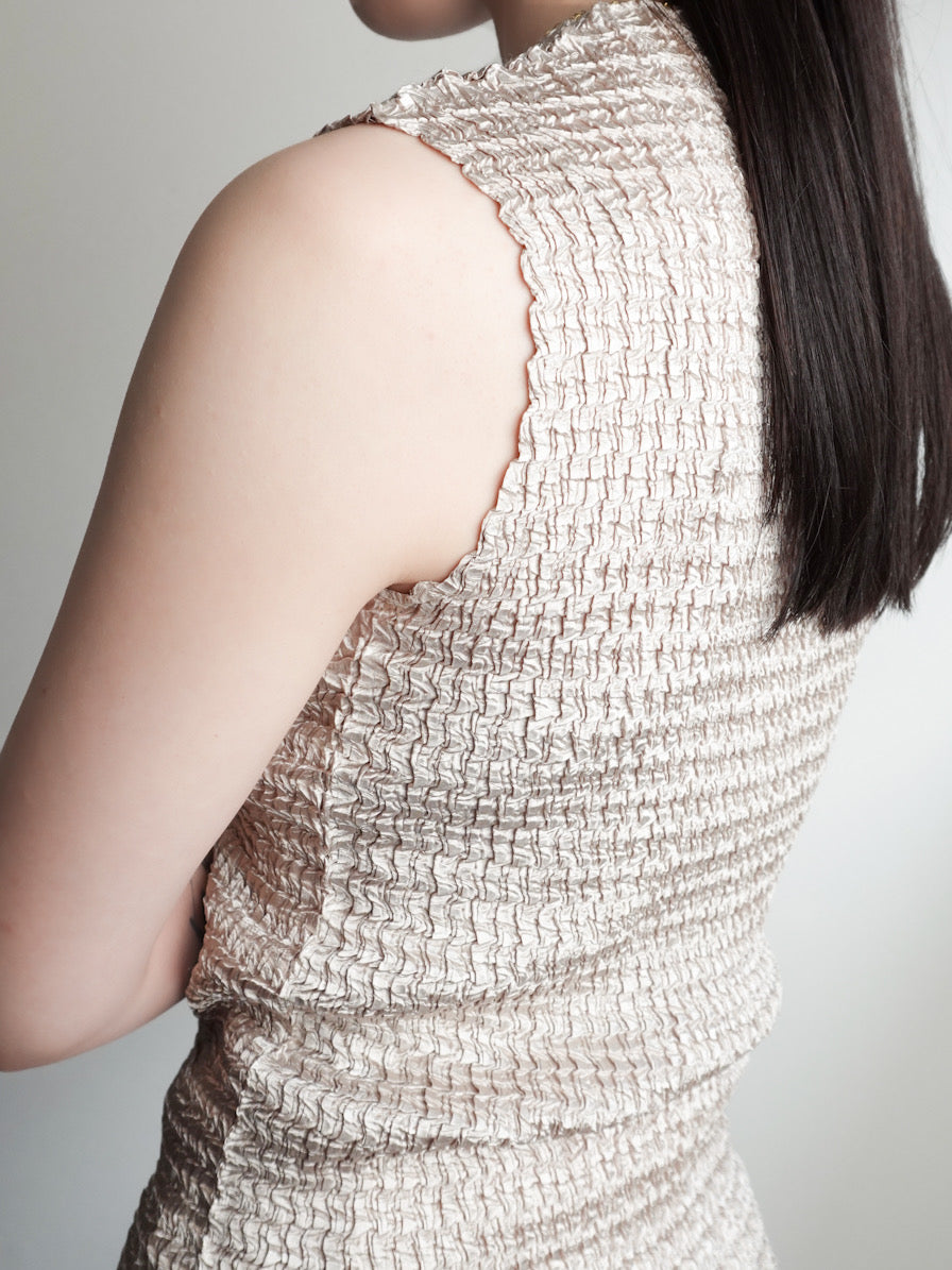 Shirring Pleats Tops