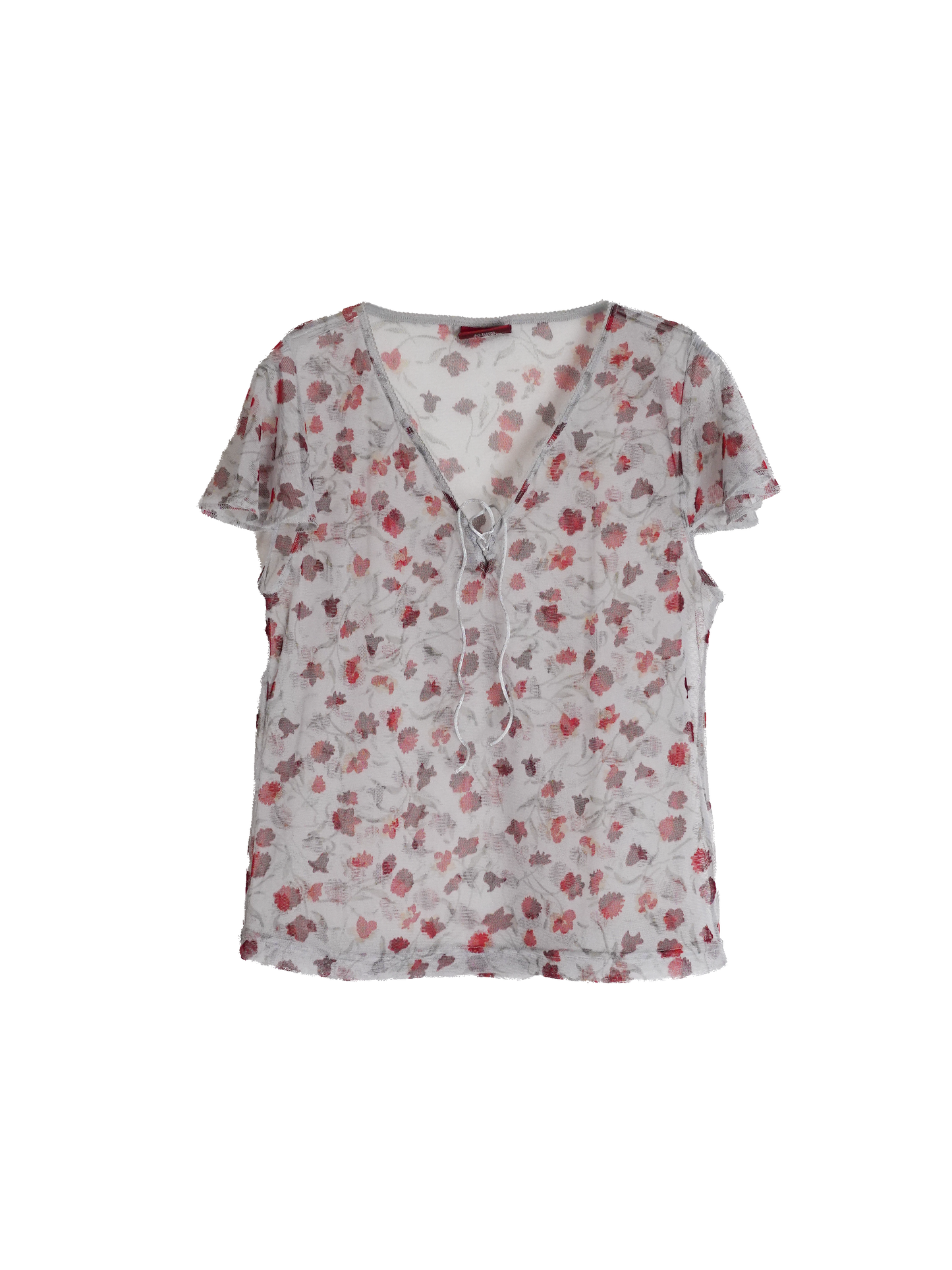 Sheer Flower Tops