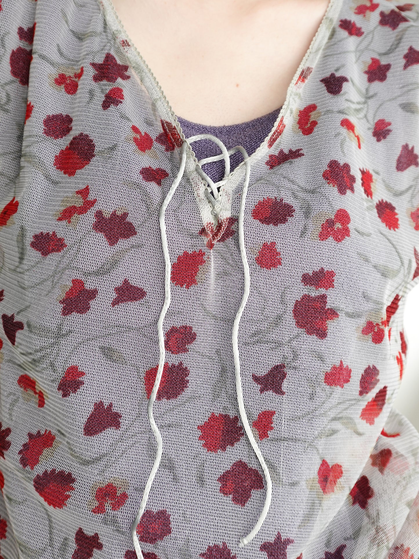 Sheer Flower Tops