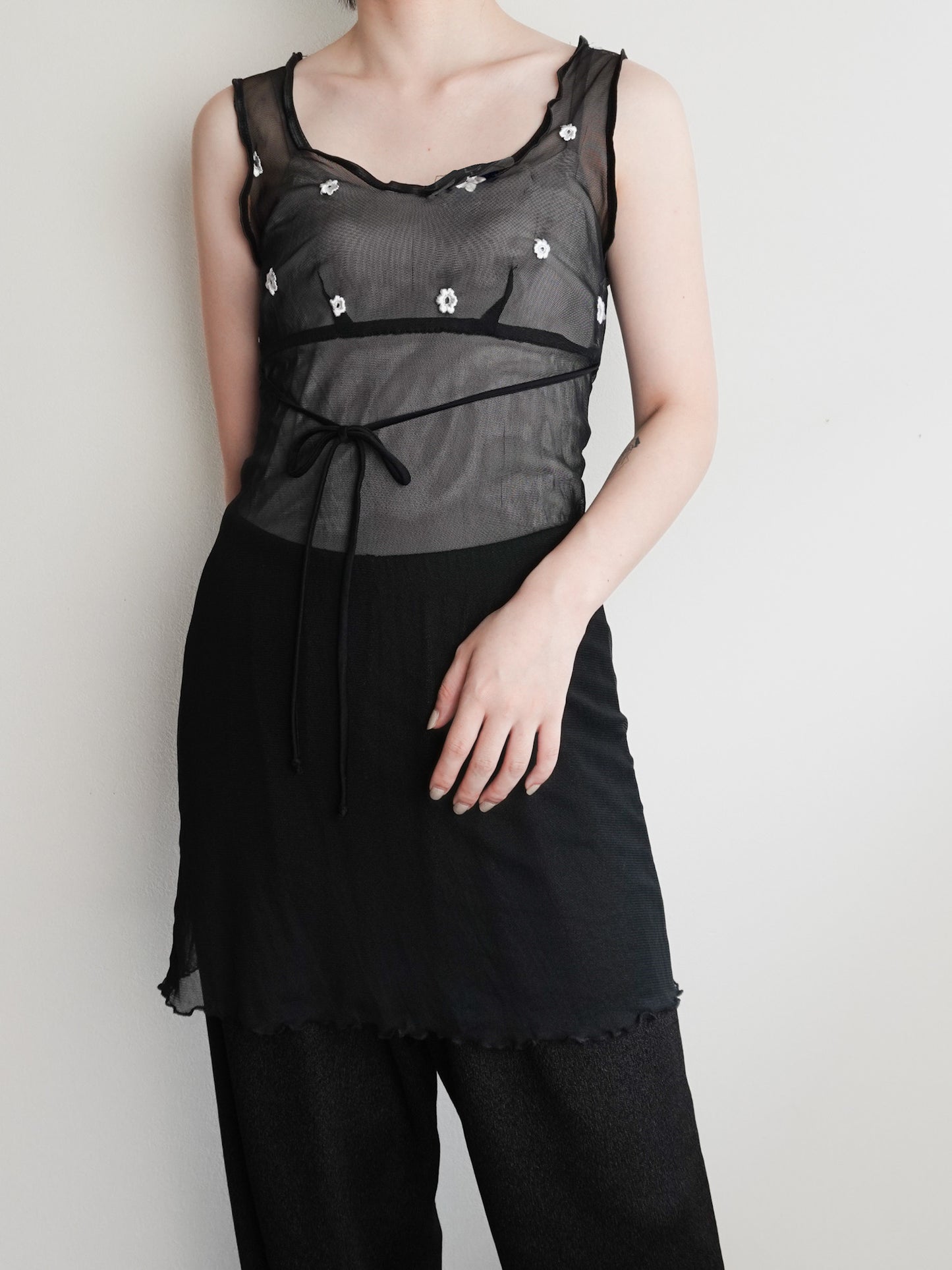 Sheer Flower Tops