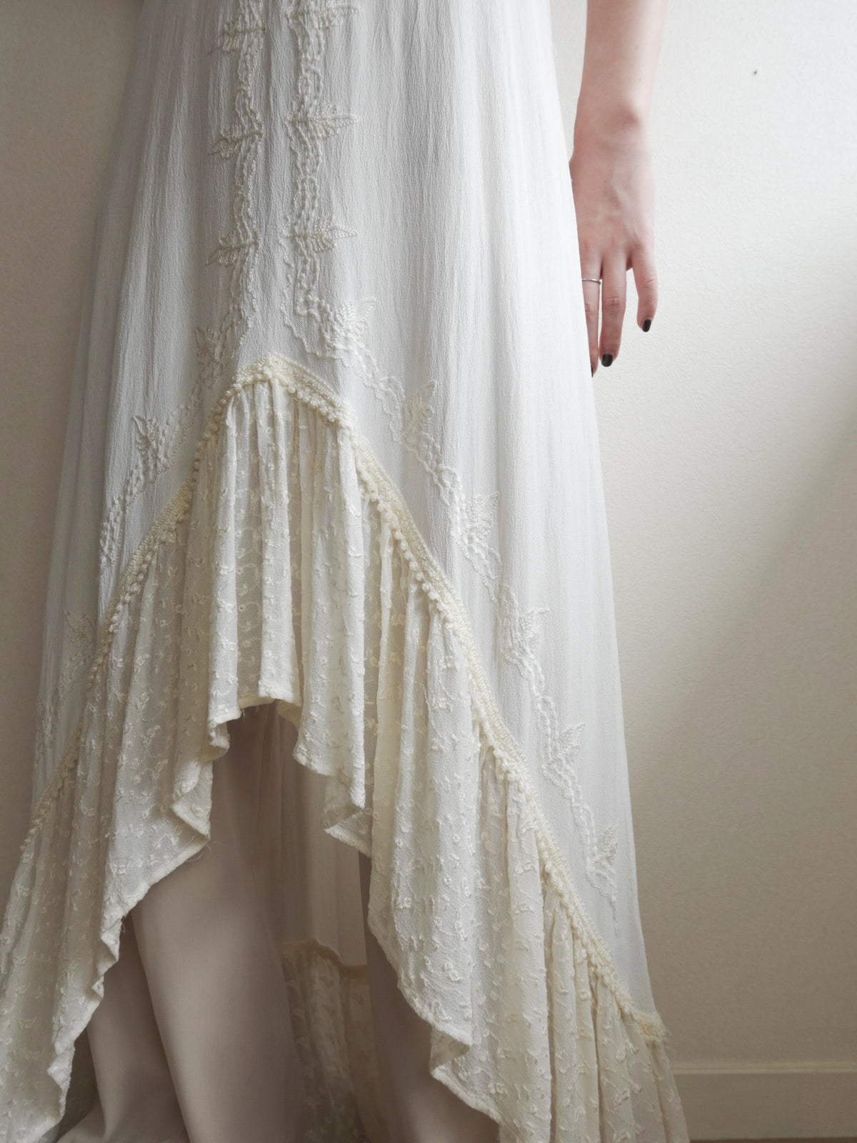Lace Docking Embroidery Onepiece