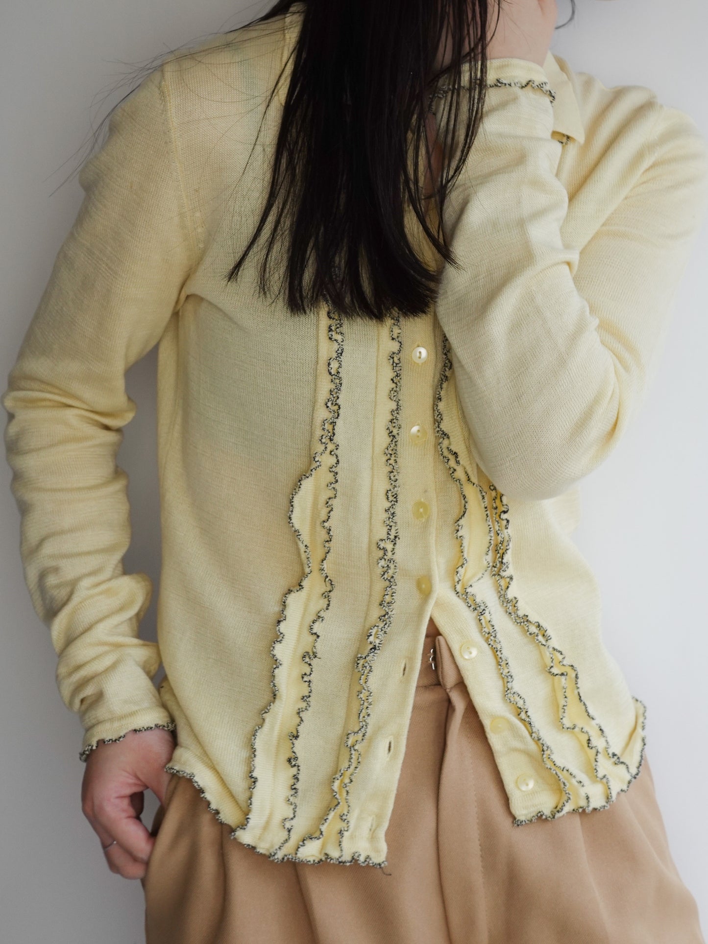 Frill line Cardigan