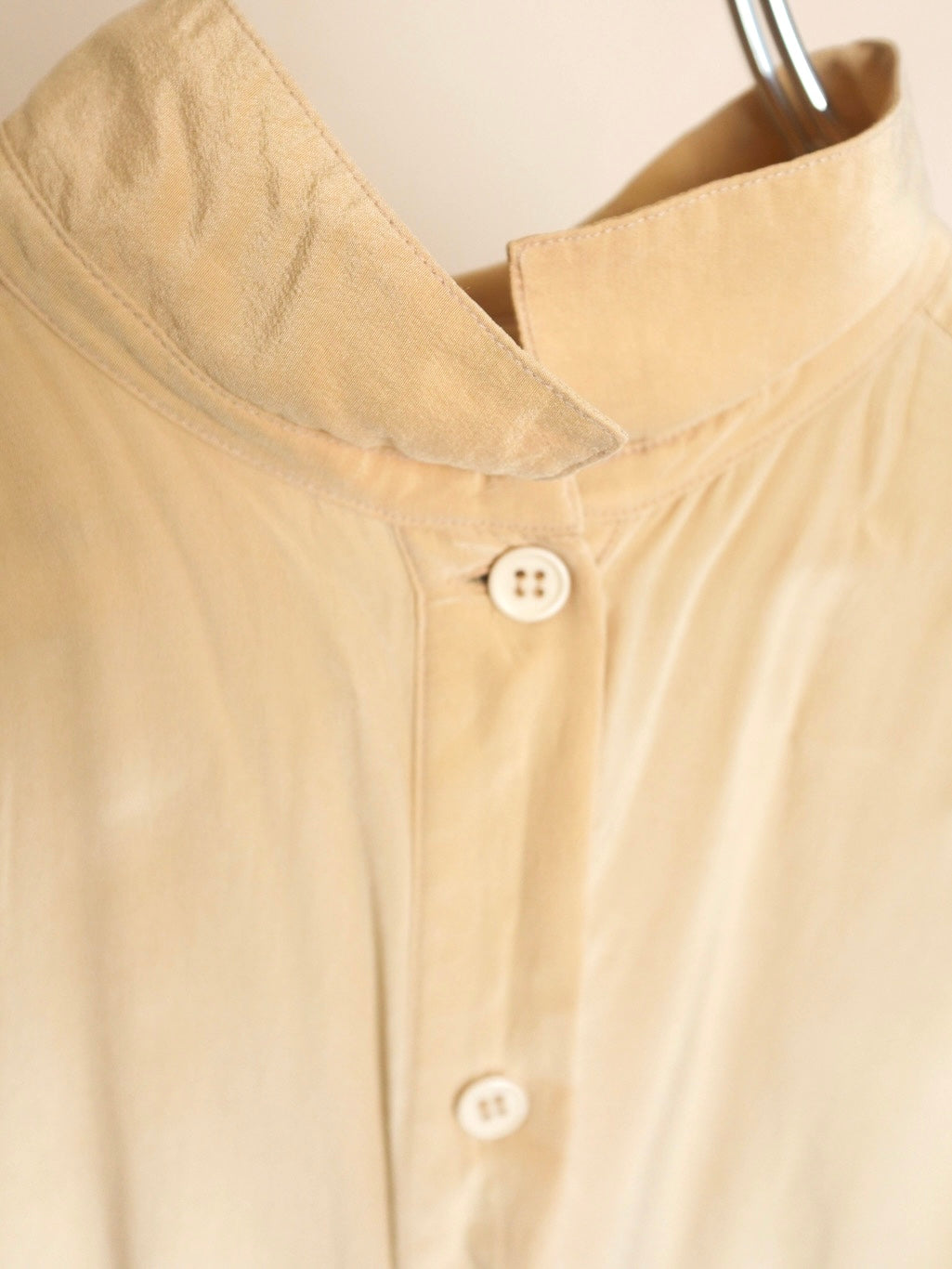 Silk Back Frill Blouse