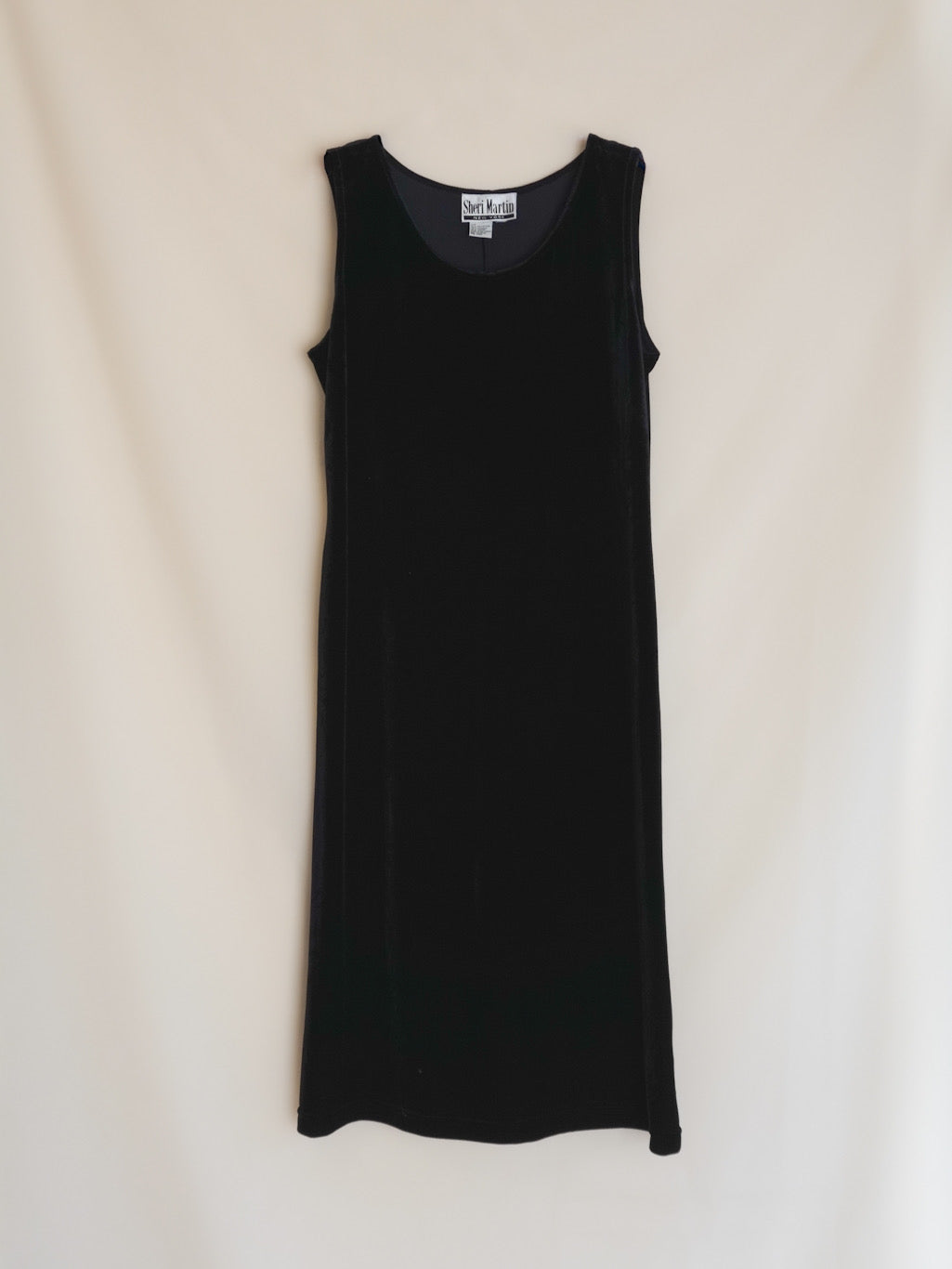 90s Velours Sleeveless Onepiece