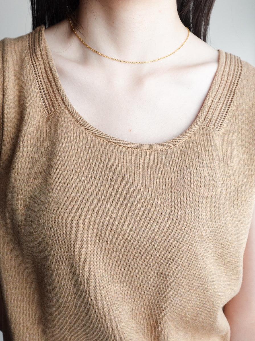 Silk Sleeveless Tops