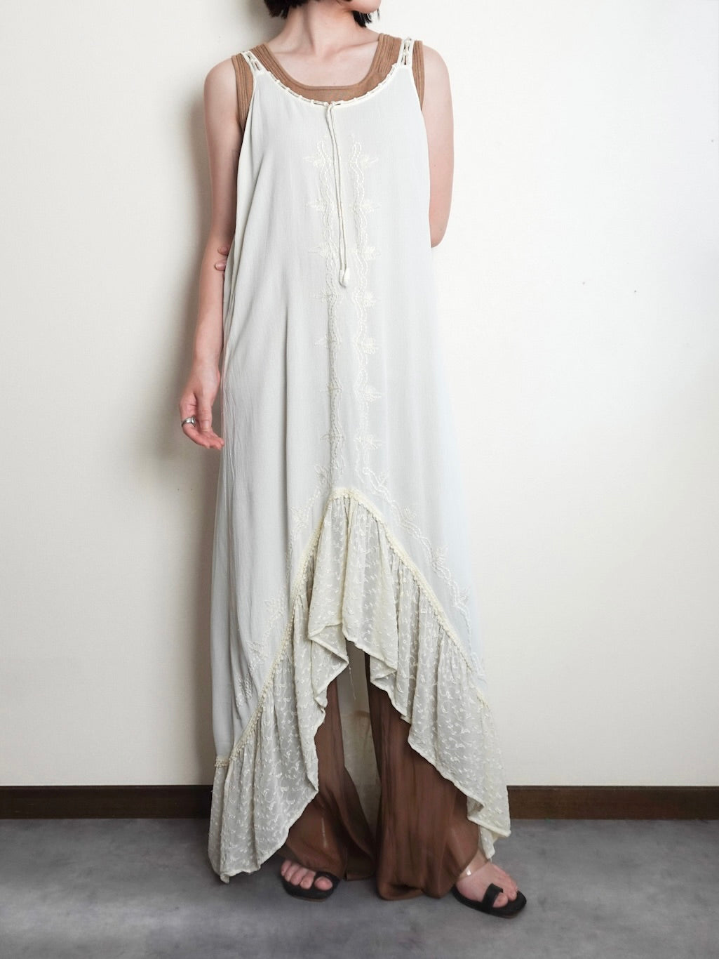 Lace Docking Embroidery Onepiece