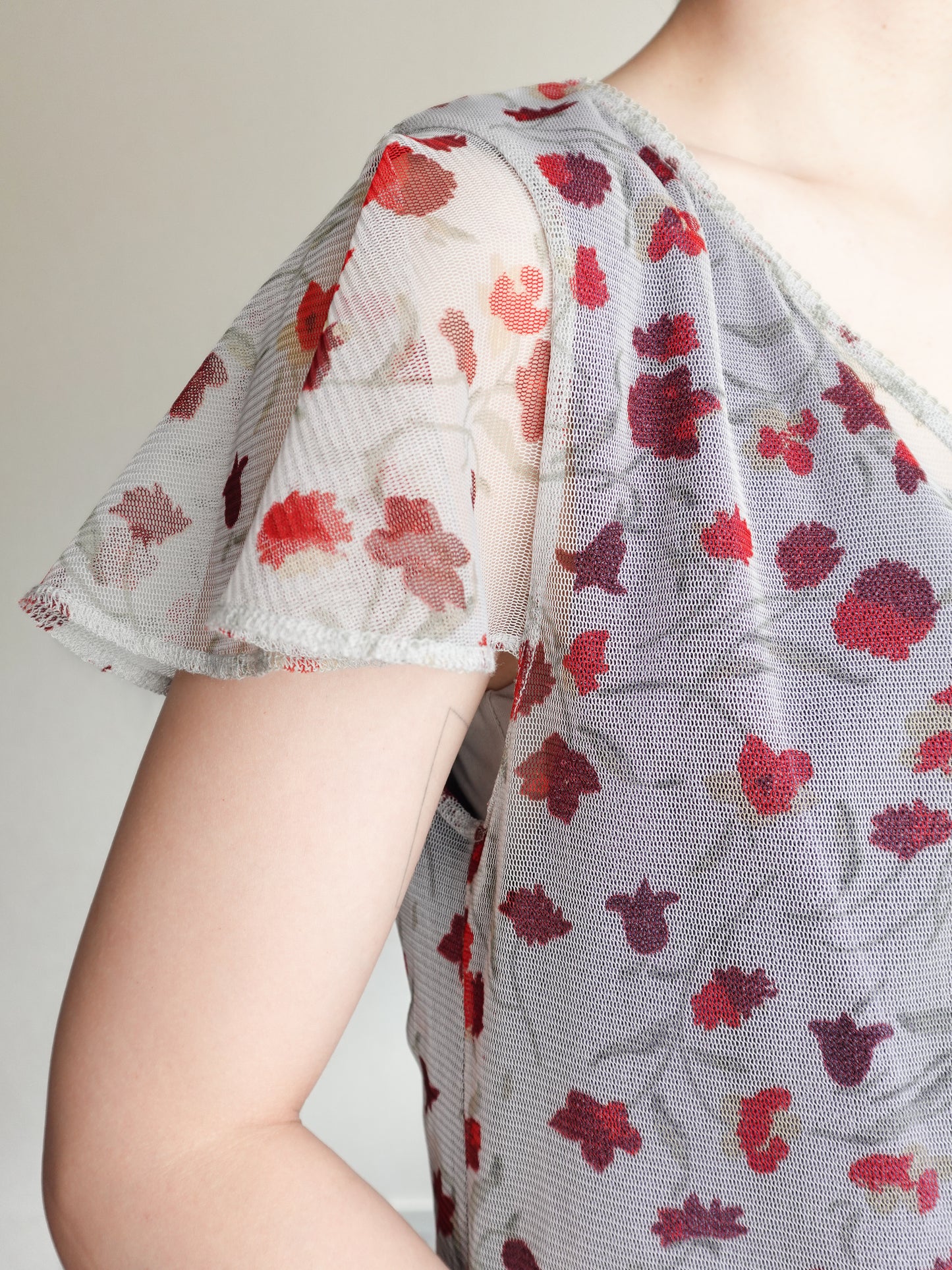 Sheer Flower Tops