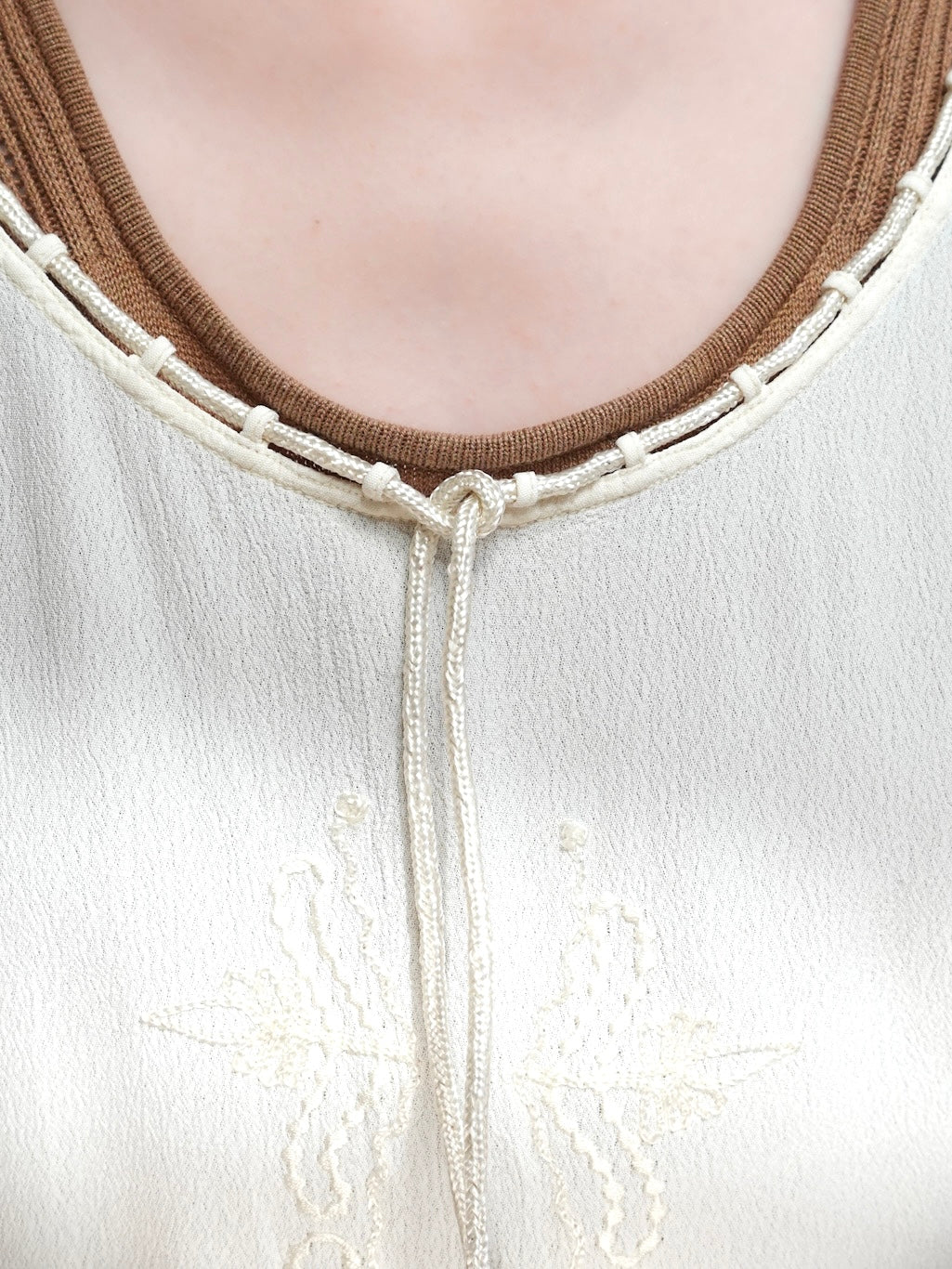 Lace Docking Embroidery Onepiece