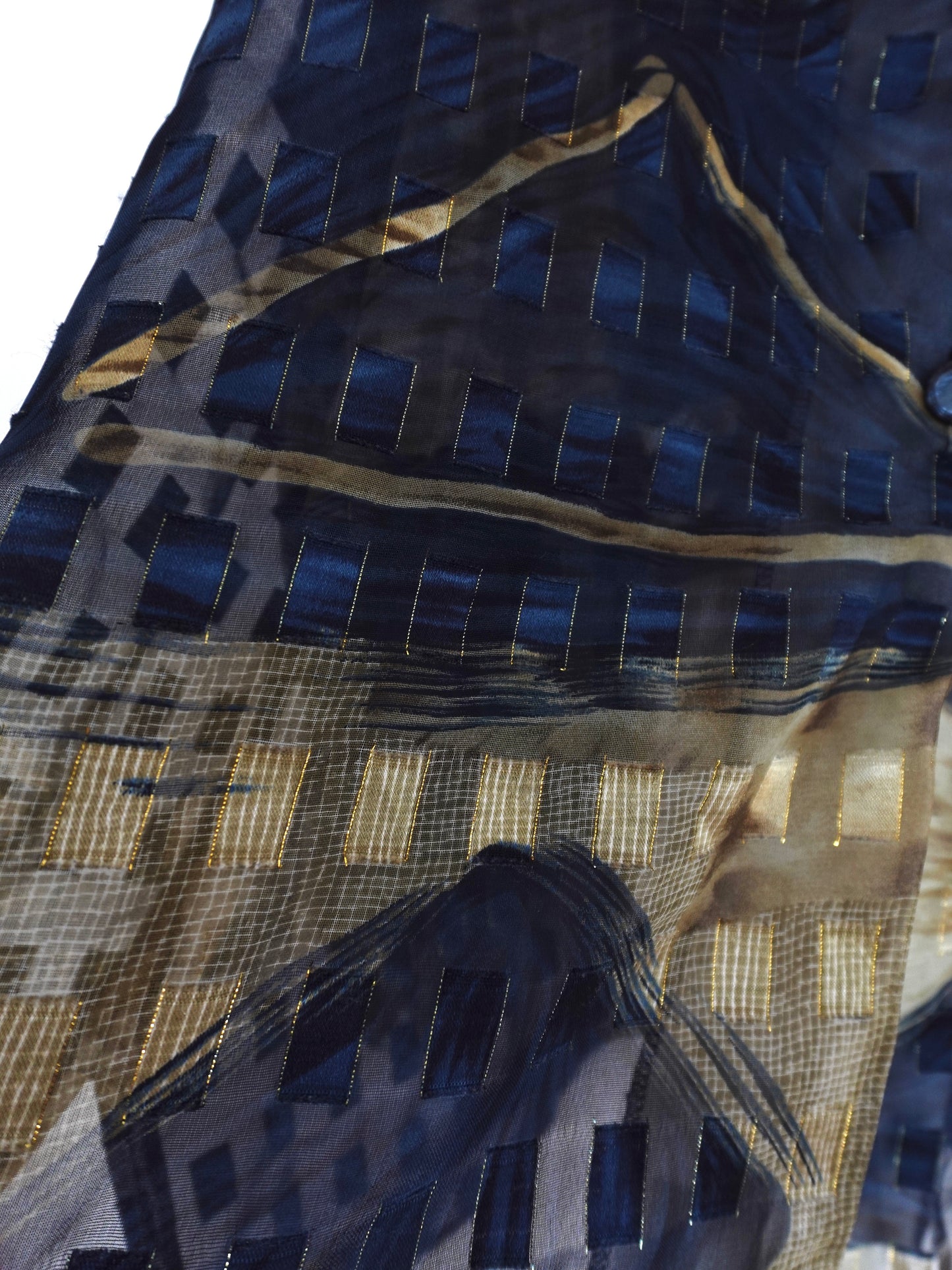 Lame Sheer Big Shirt