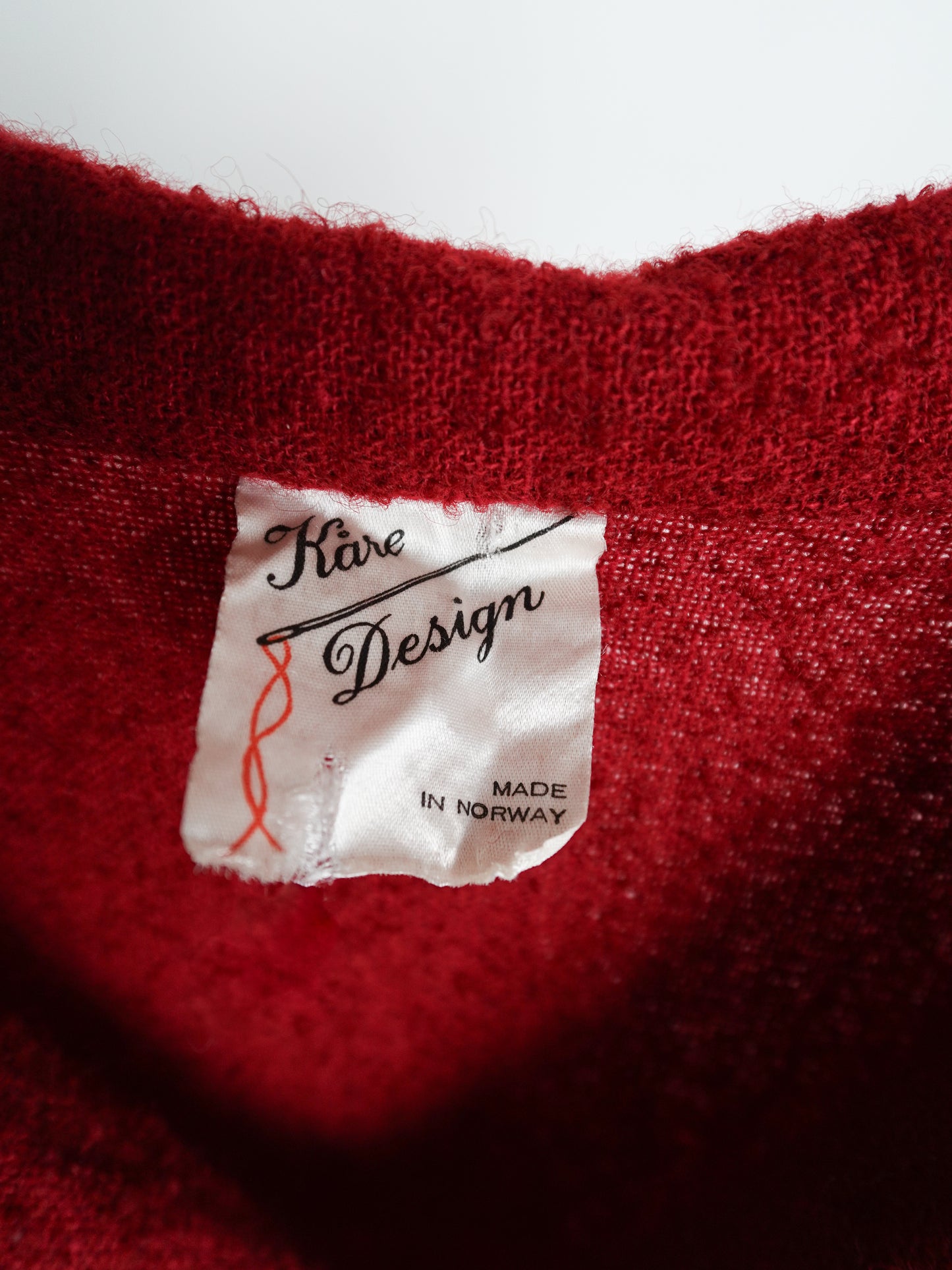 ~80s Pile A-line Dress