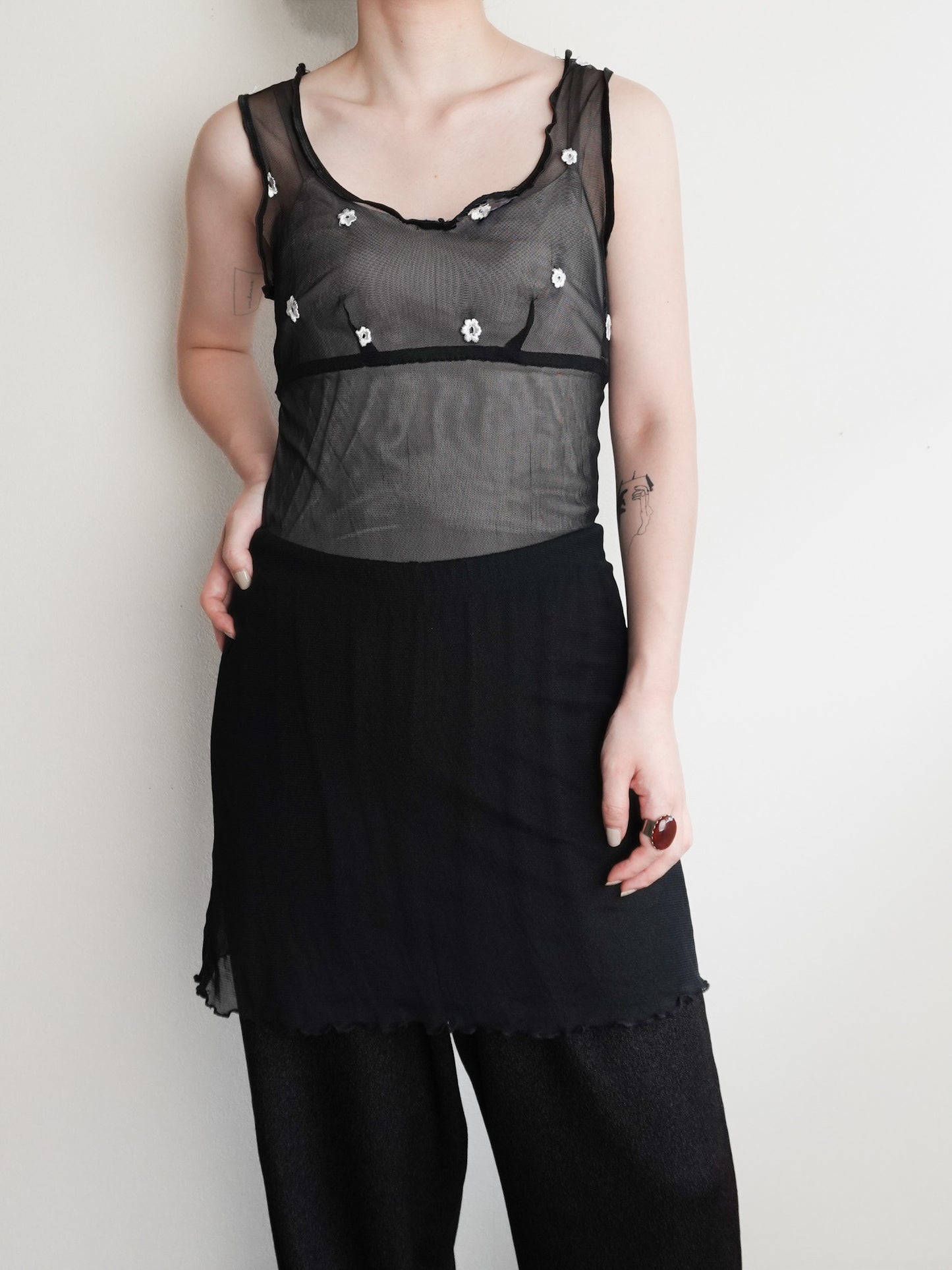 Sheer Flower Tops