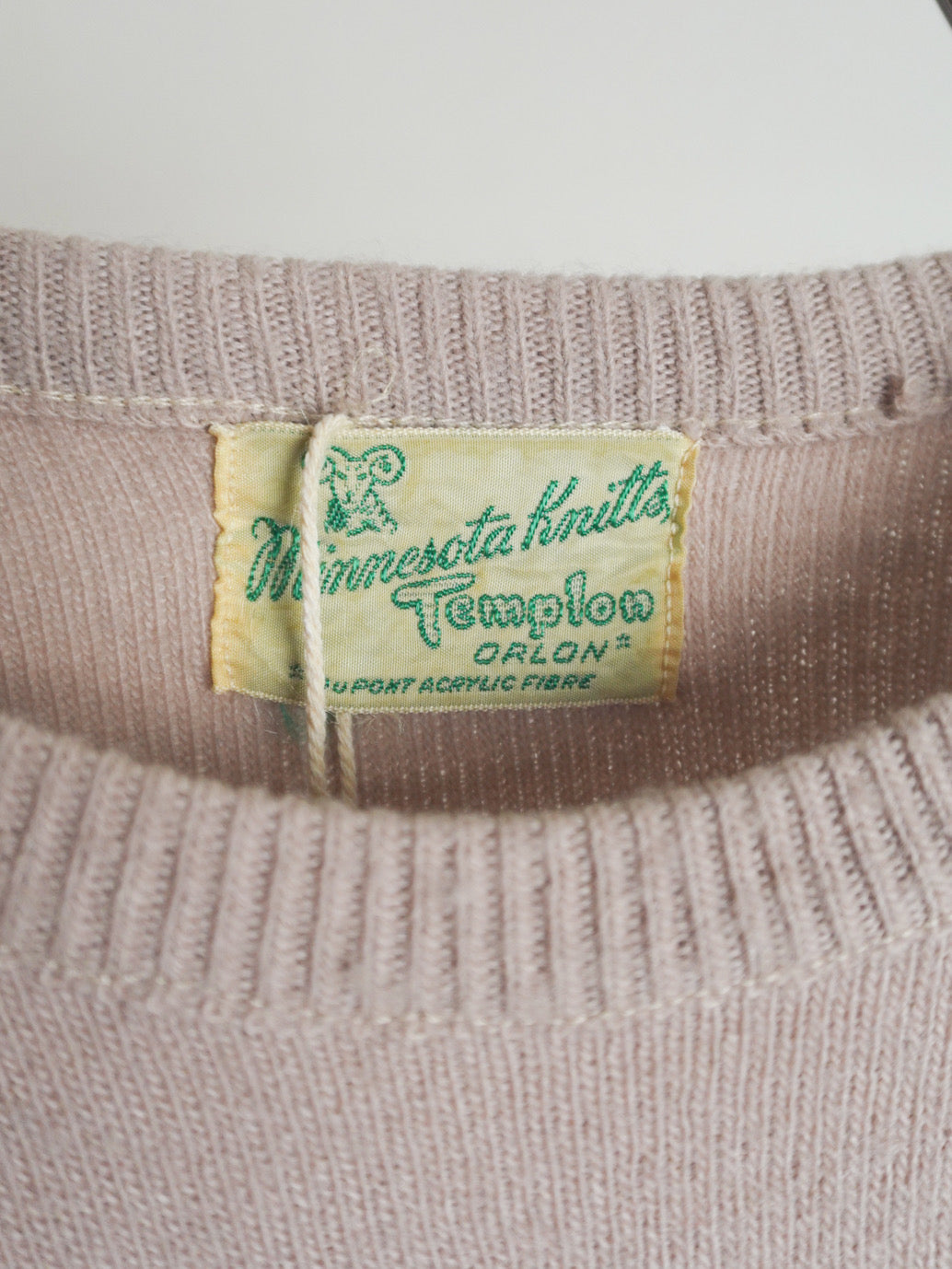 Half sleeve Knit BEIGE