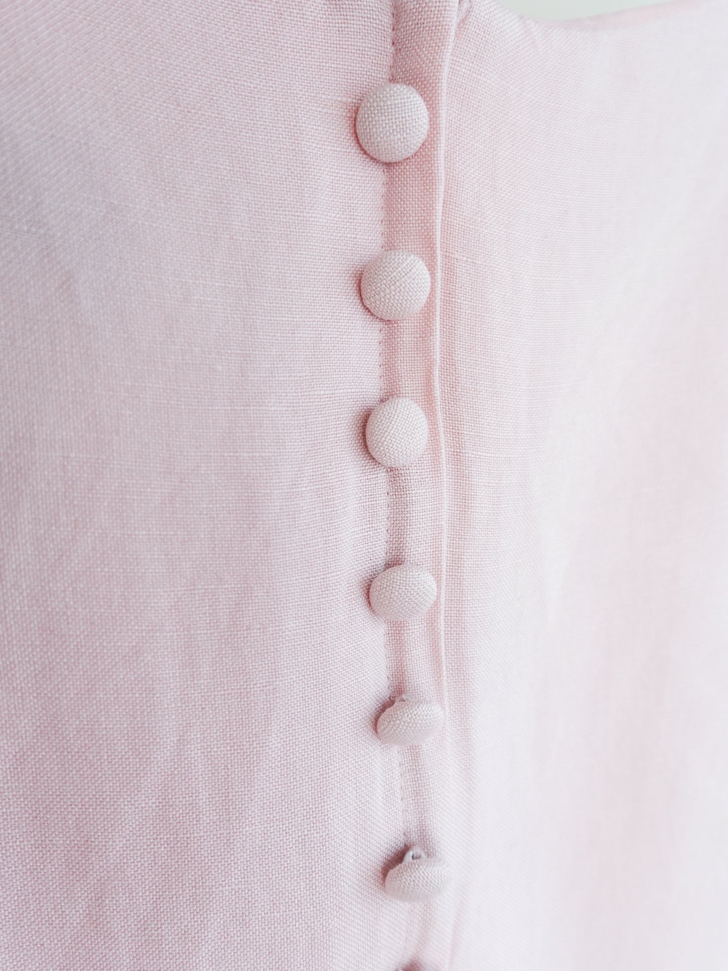 Back Button Sheer Hem Onepiece