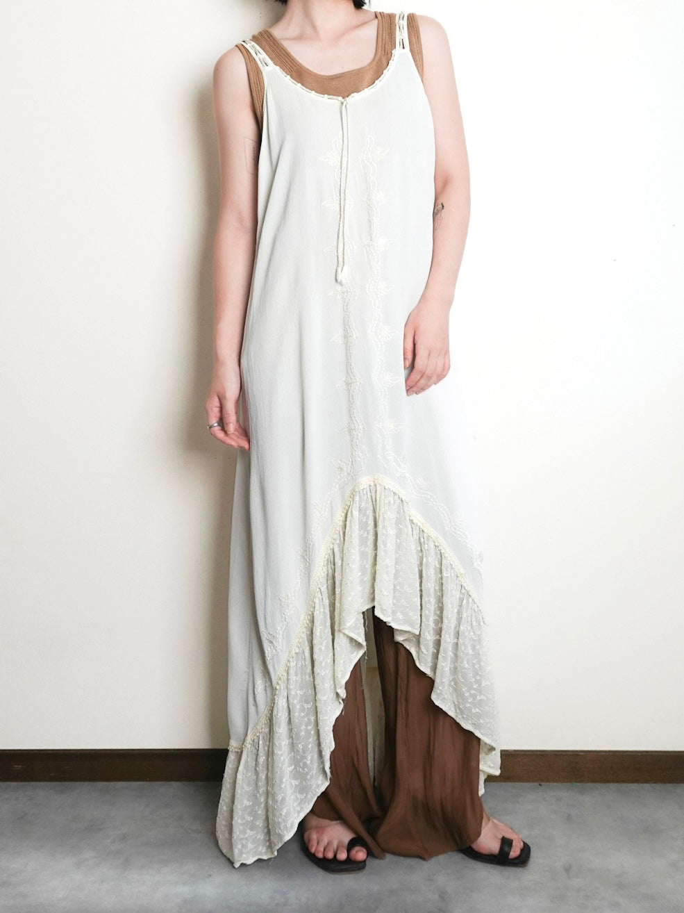 Lace Docking Embroidery Onepiece