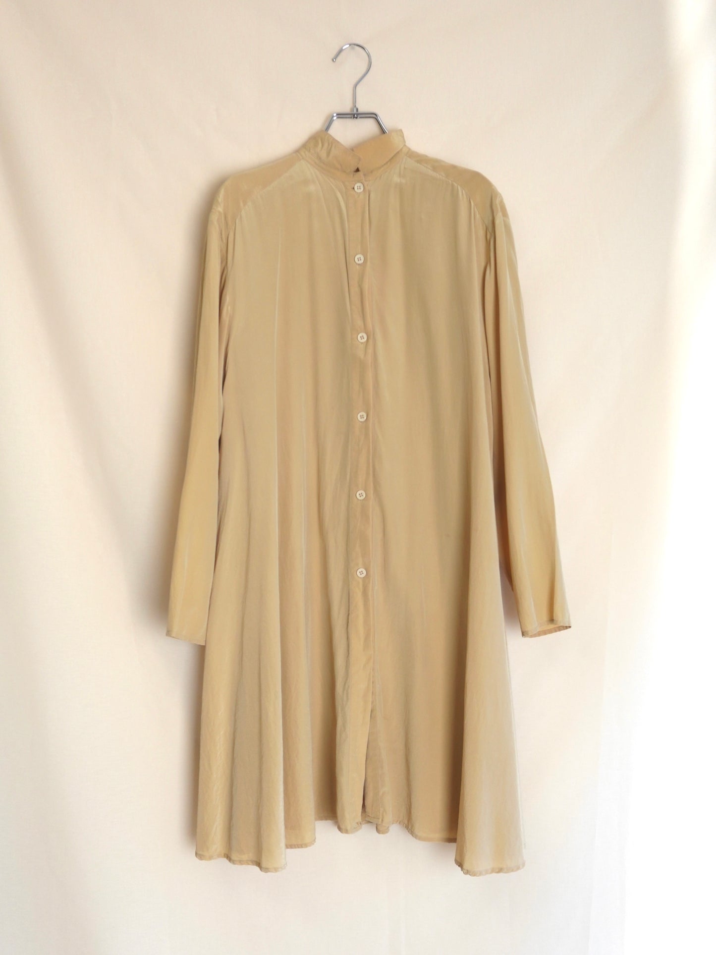Silk Back Frill Blouse
