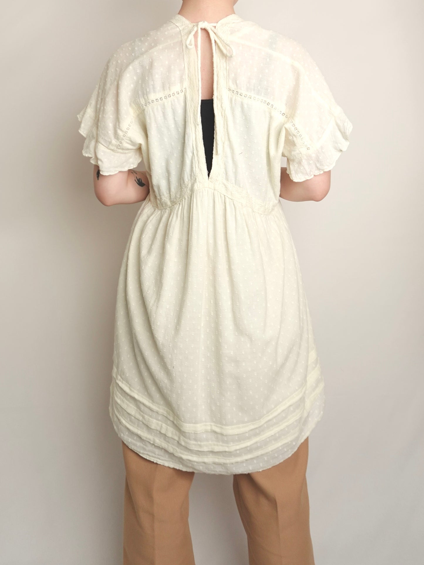 Dot Vneck Tunic