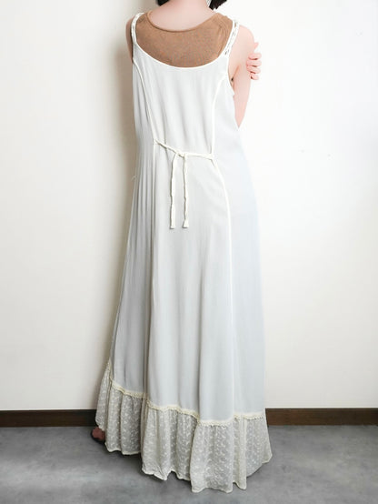 Lace Docking Embroidery Onepiece