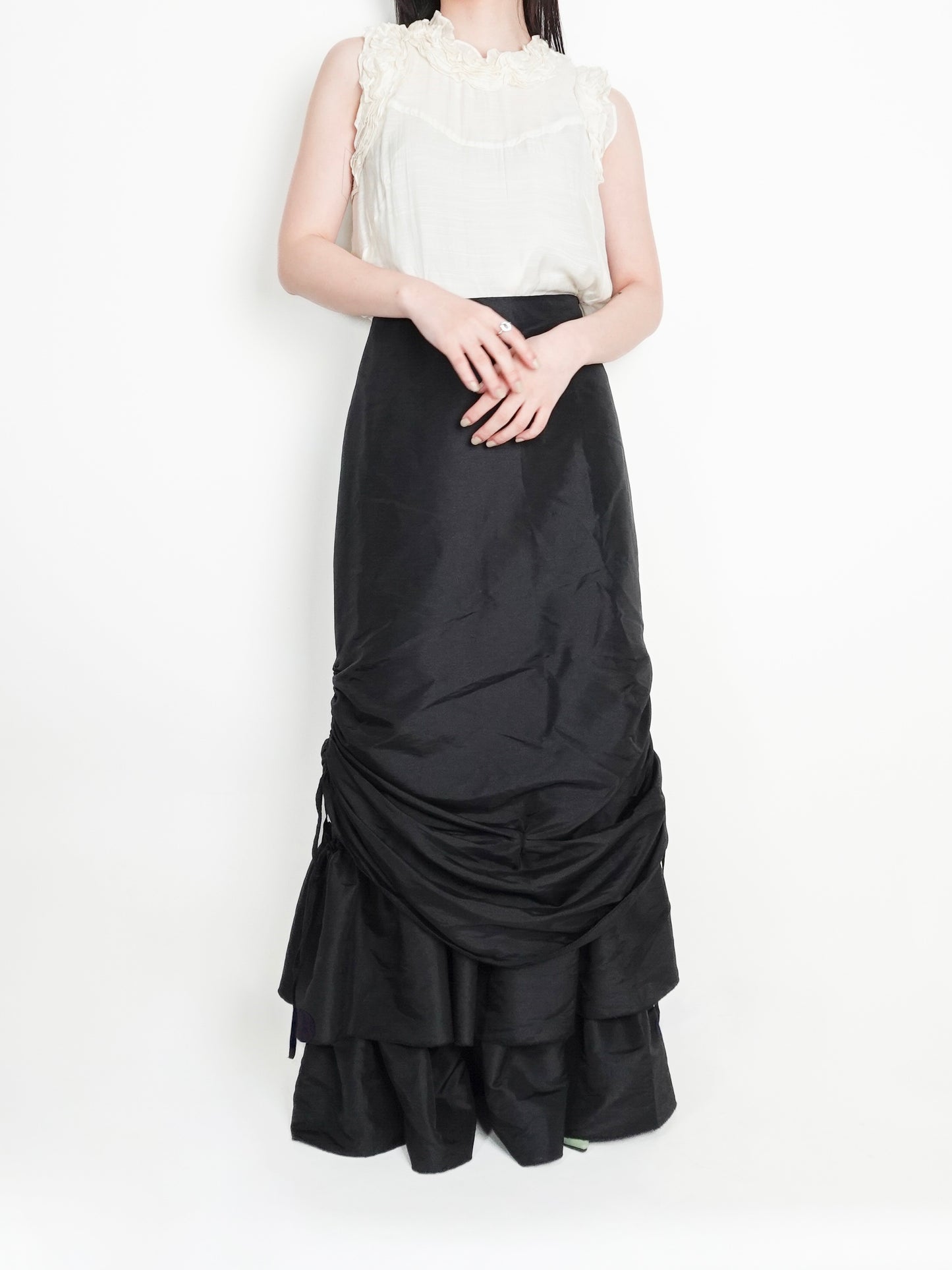 Tiered Draw cord Skirt