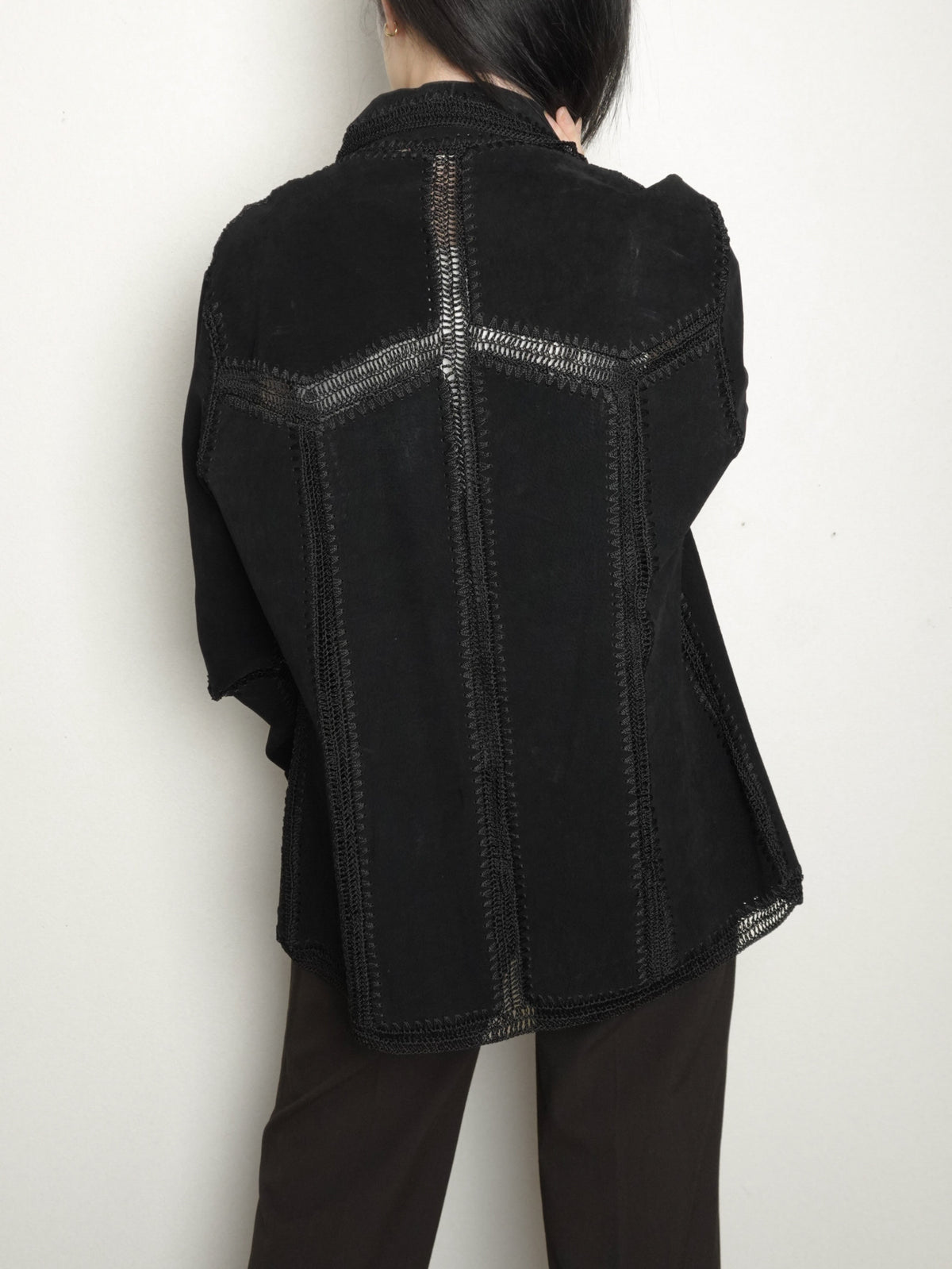 Suede Patchwork Shirt