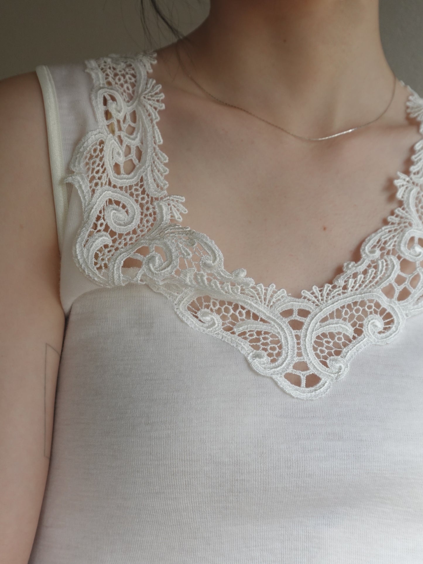 Euro Lace Underwear Tank