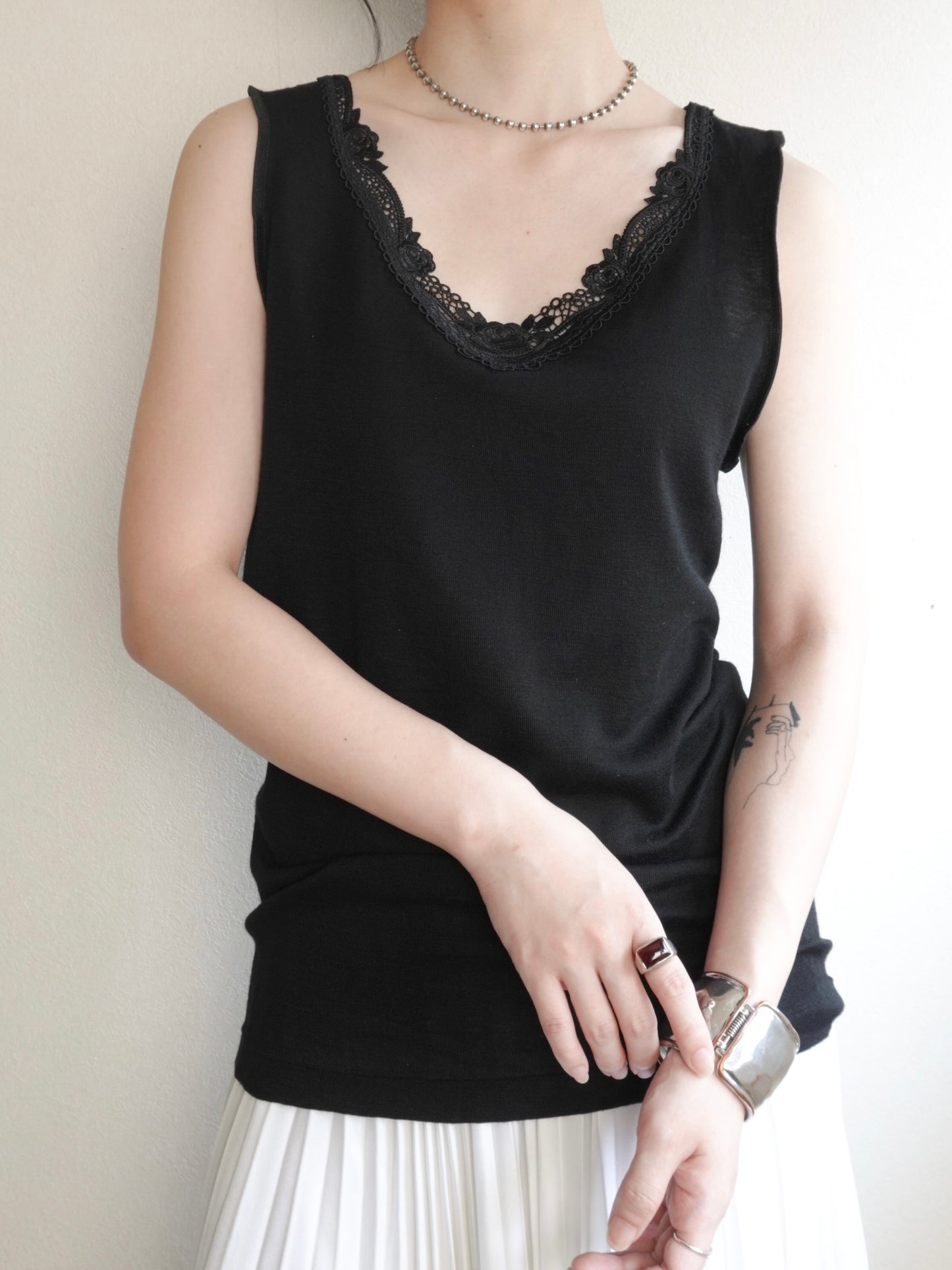 Euro Lace Underwear Tank