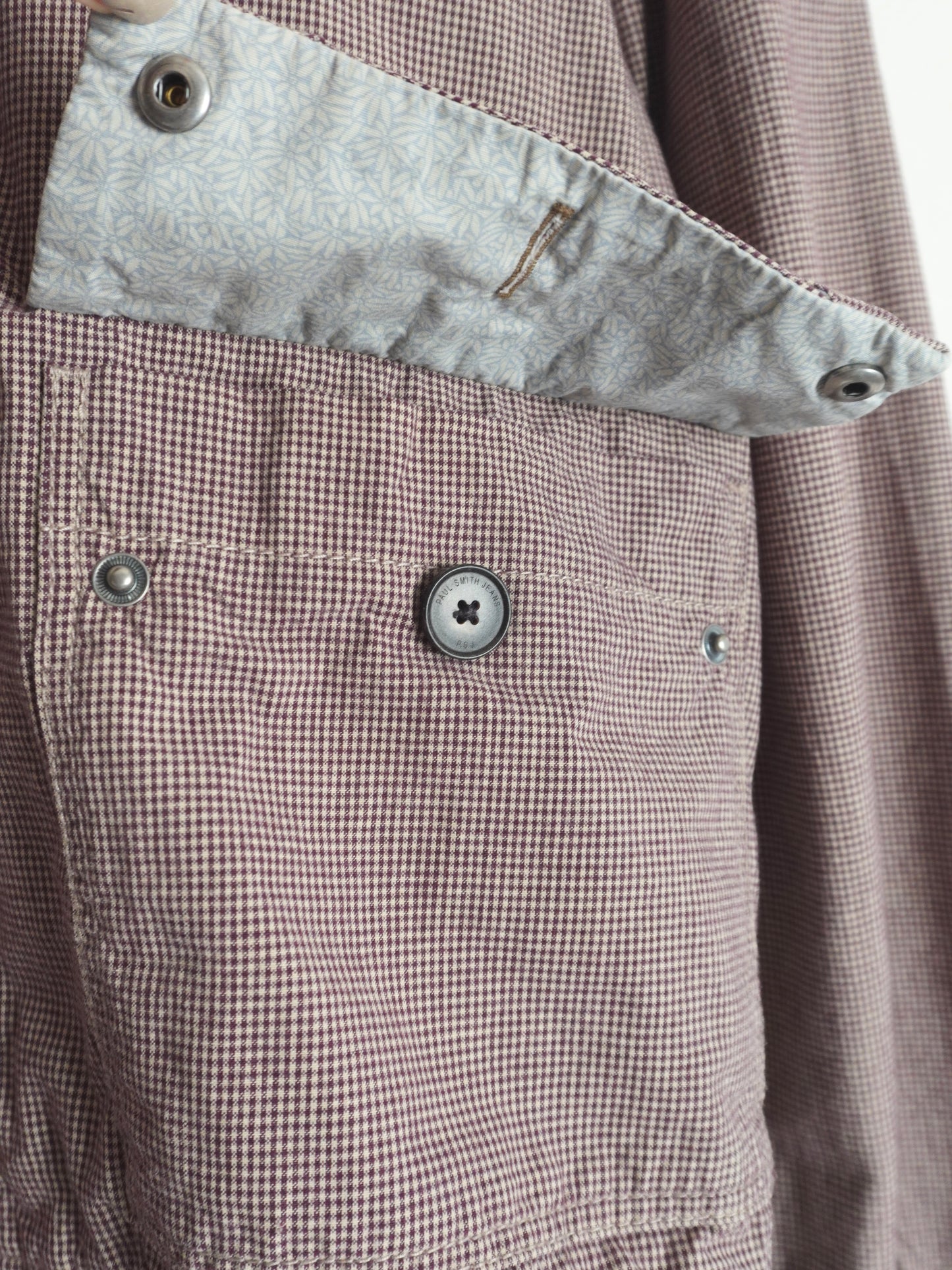”Paul Smith Jeans” Gingham Check Blouson
