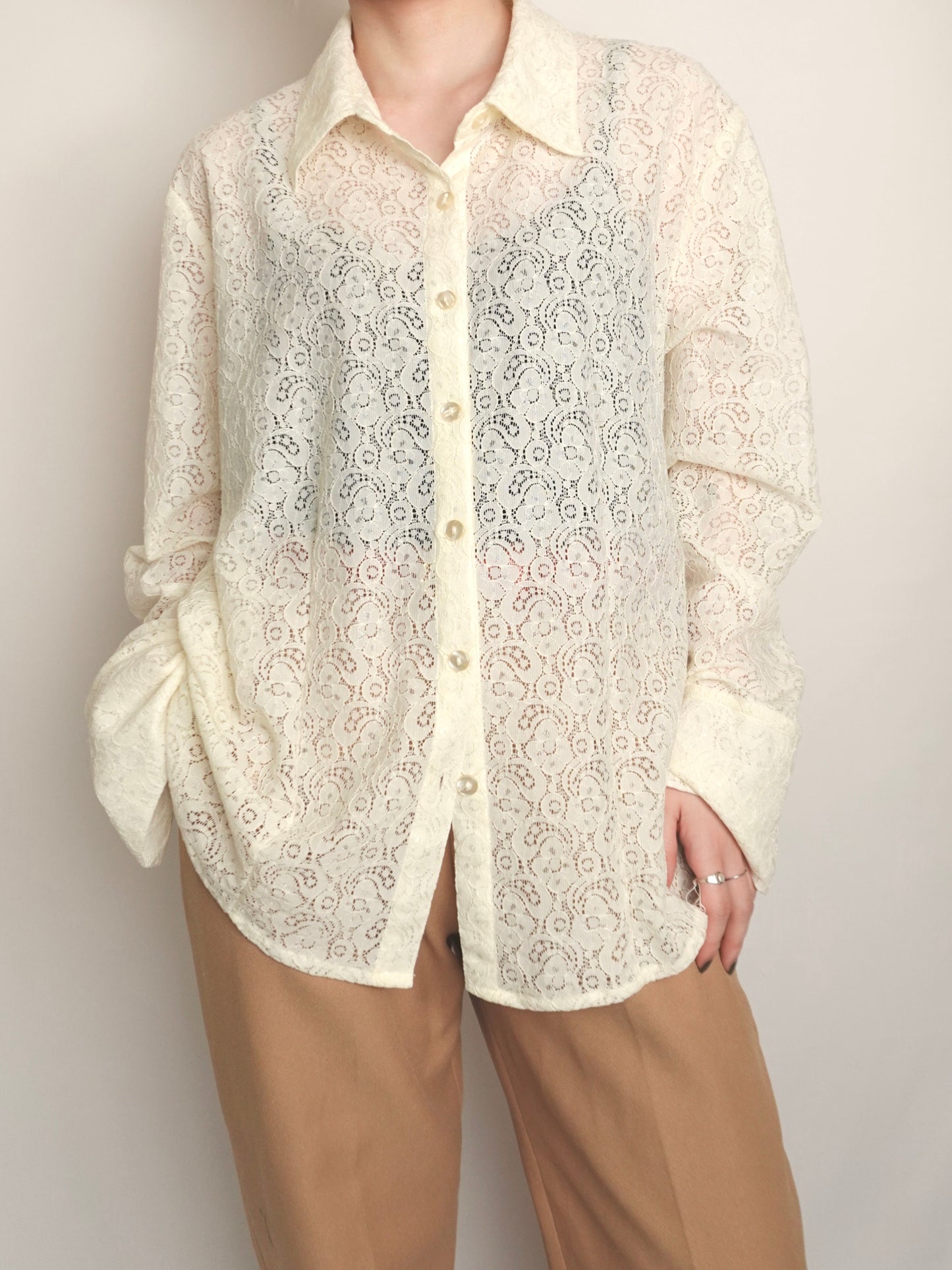 Sheer Lace Shirt