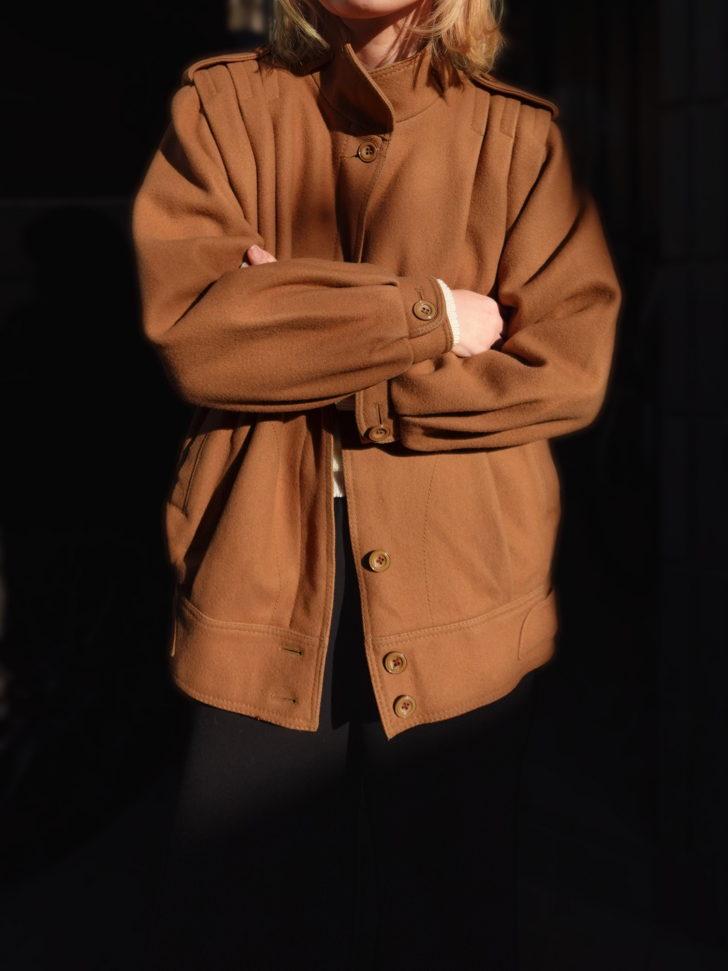 Melton Blouson Jacket