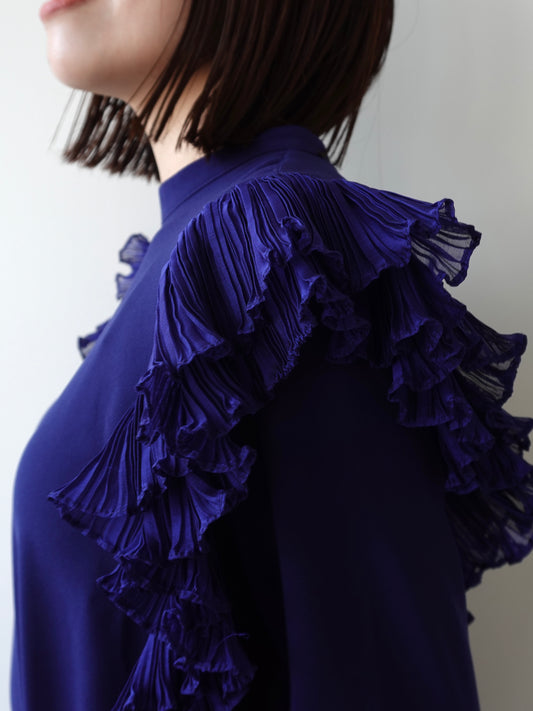 Frill Shoulder Dress