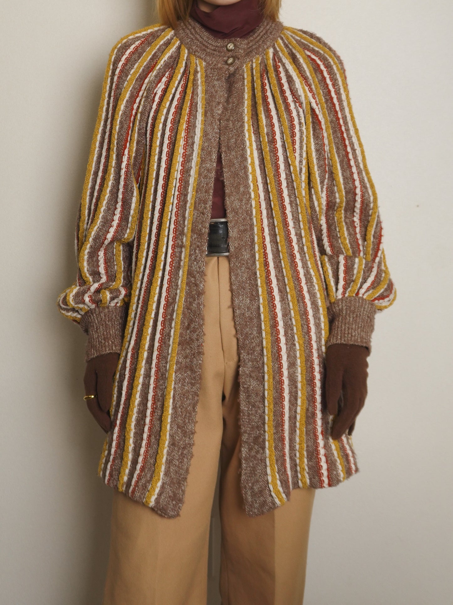 Stripe Knit Cardigan