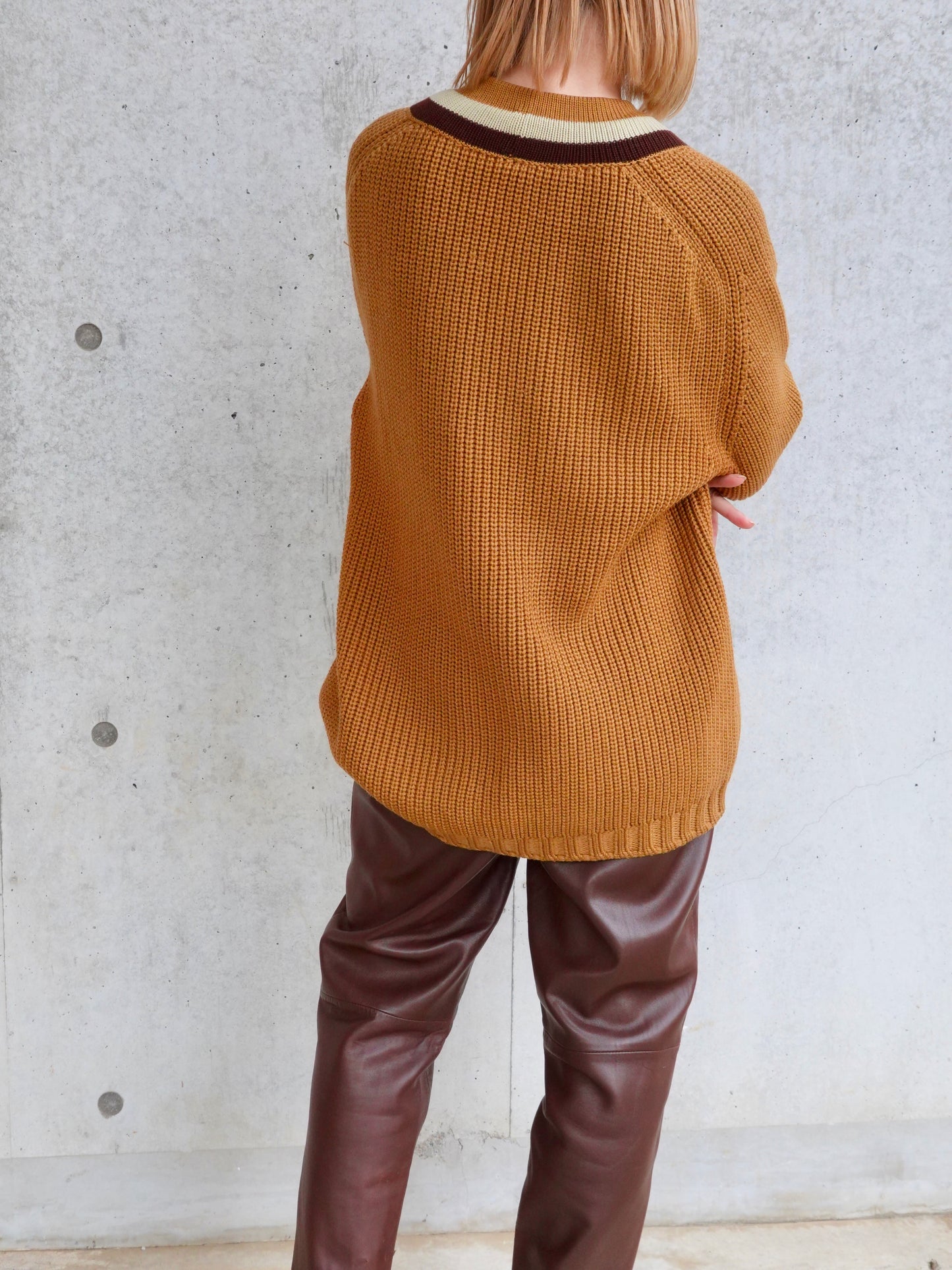 Vneck Knit Pullover