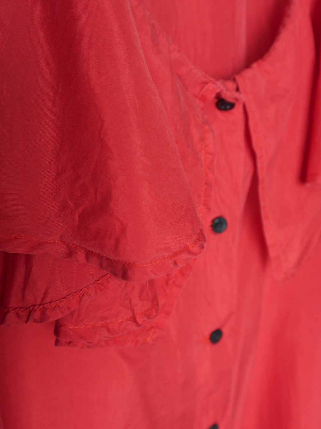Frill Silk Blouse