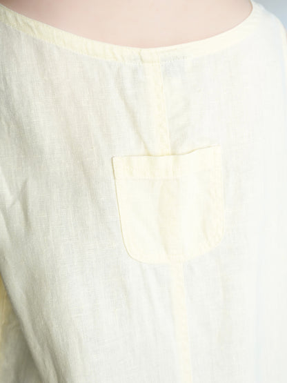 Linen Sleeveless Onepiece