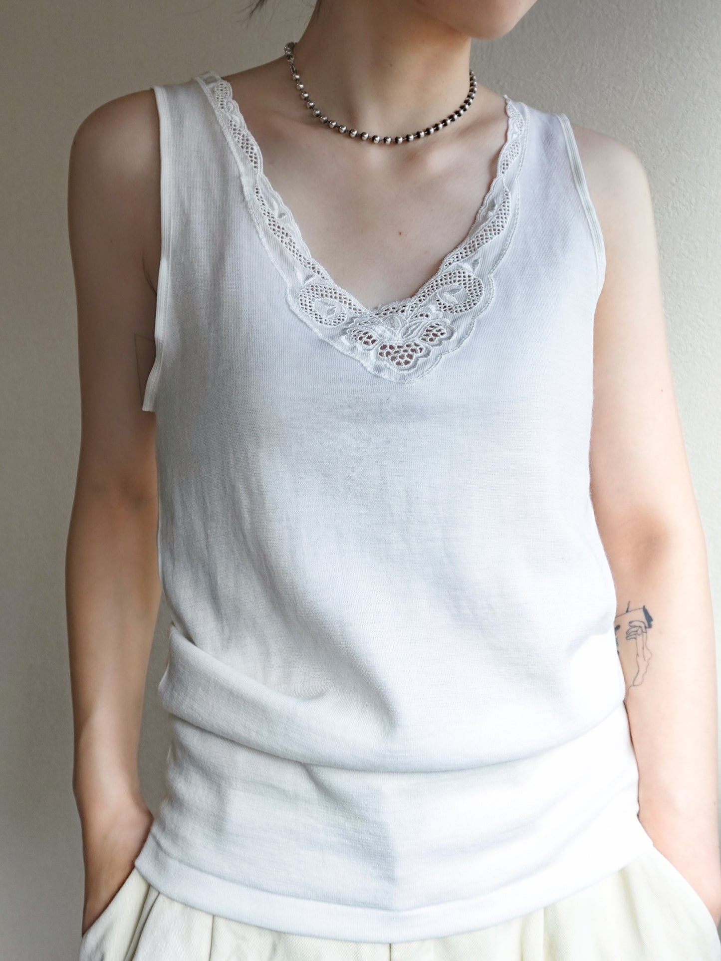 Euro Lace Underwear Tank