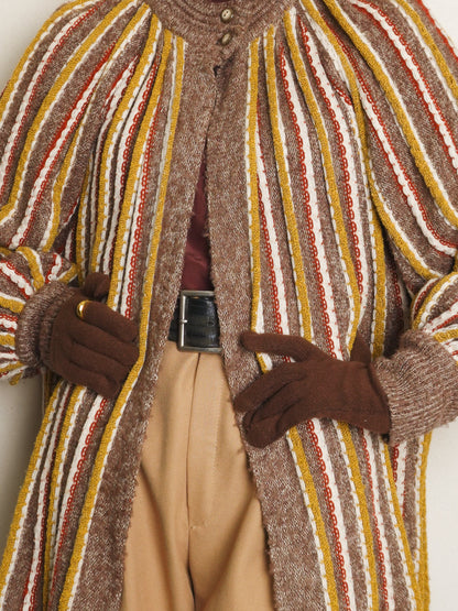 Stripe Knit Cardigan