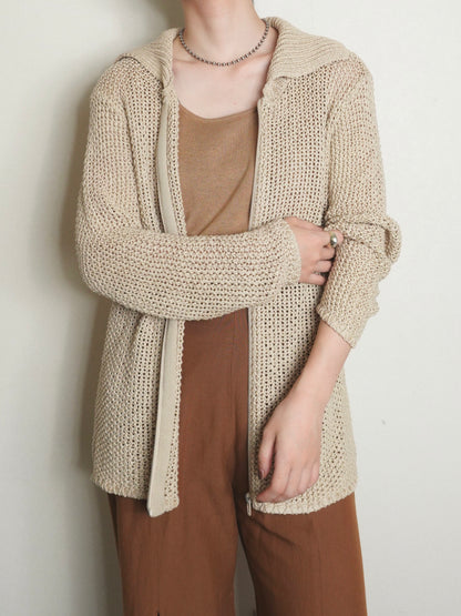 Zip Knit Cardigan