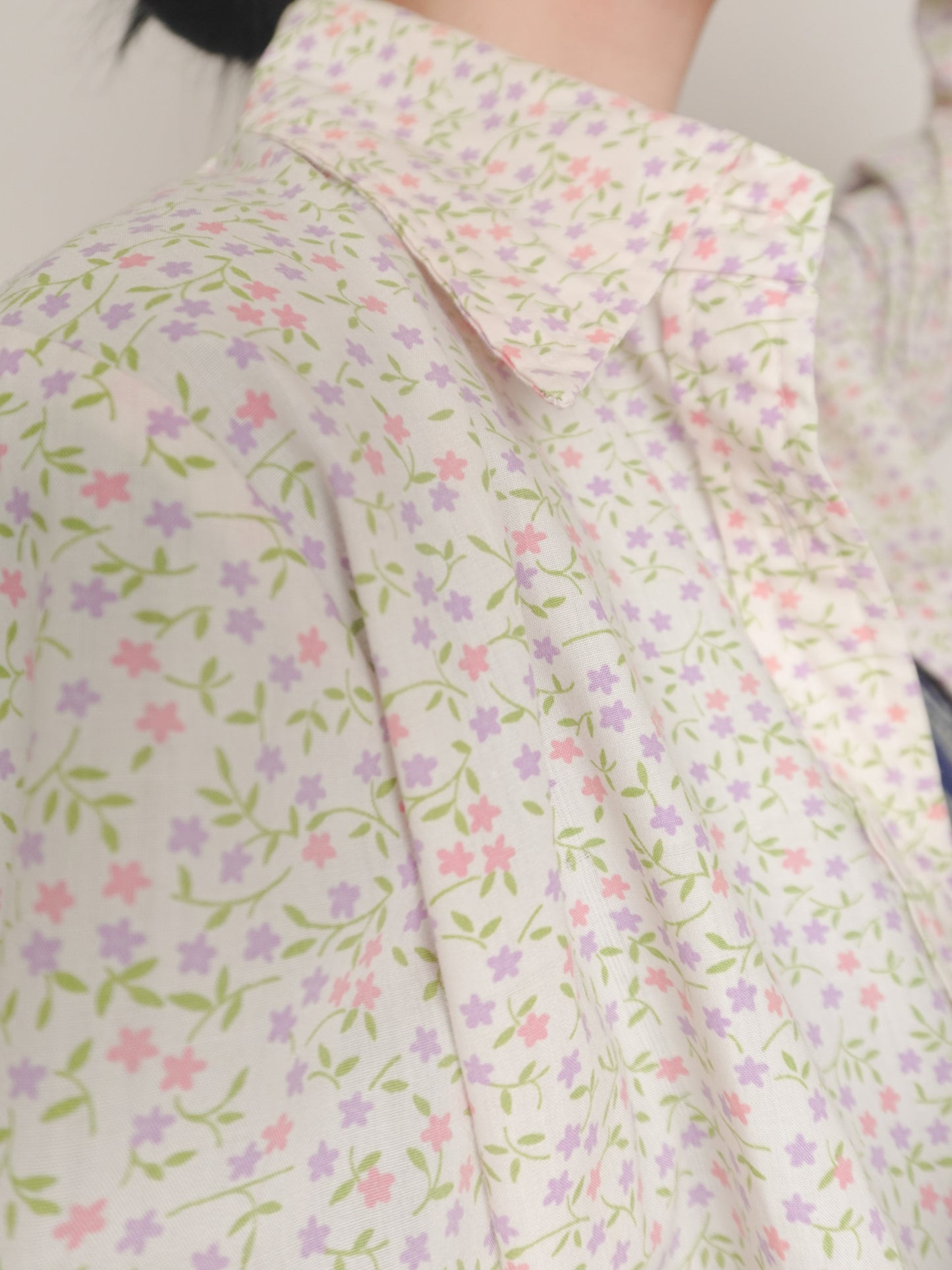 Tiny Flower Print Shirt