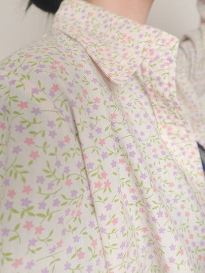 Tiny Flower Print Shirt