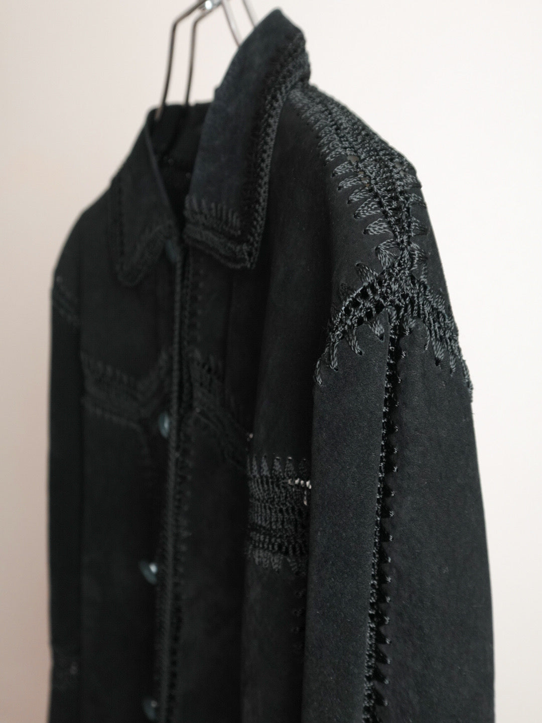 Suede Patchwork Shirt