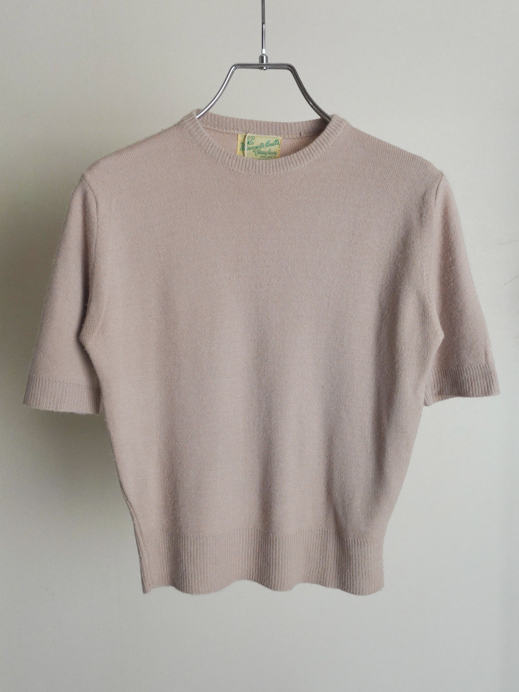Half sleeve Knit BEIGE