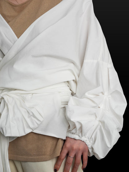 Cache-coeur Big Sleeve Blouse