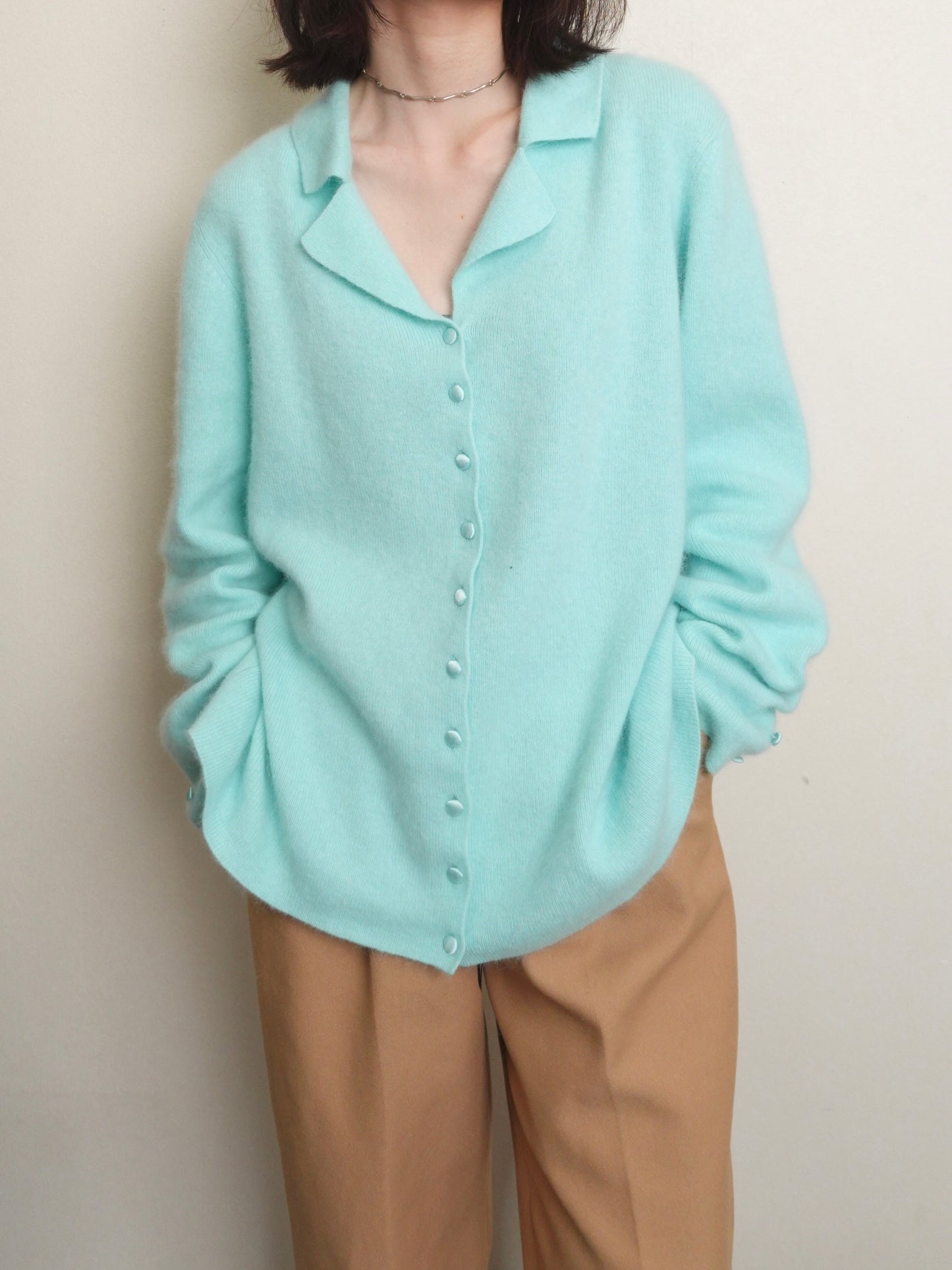 Pure Cashmere Knit - Mint