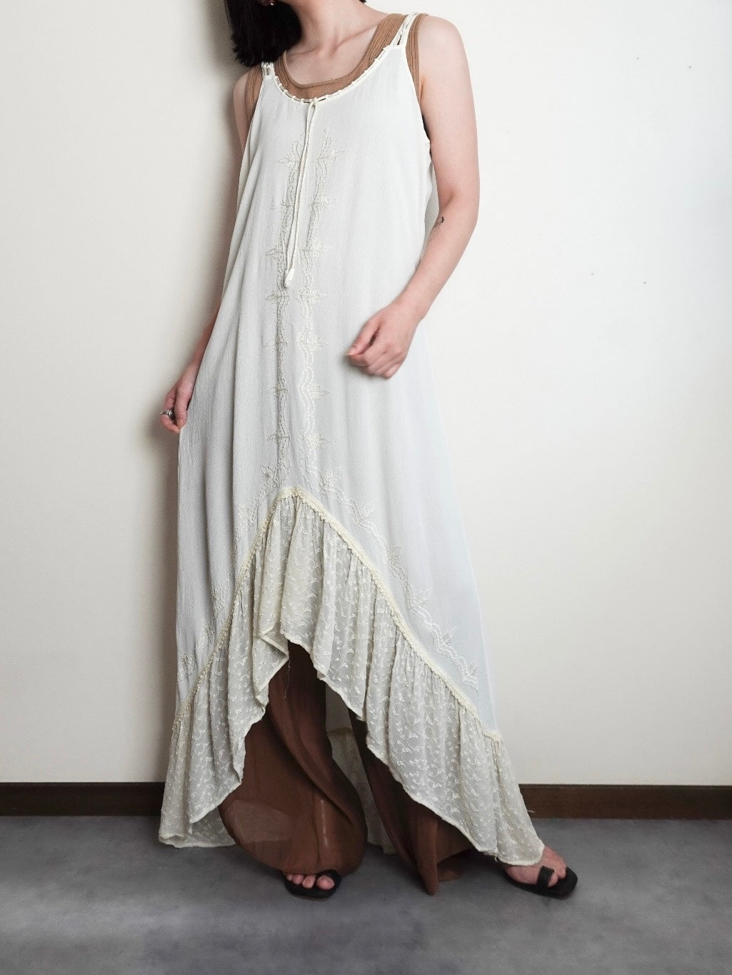 Lace Docking Embroidery Onepiece